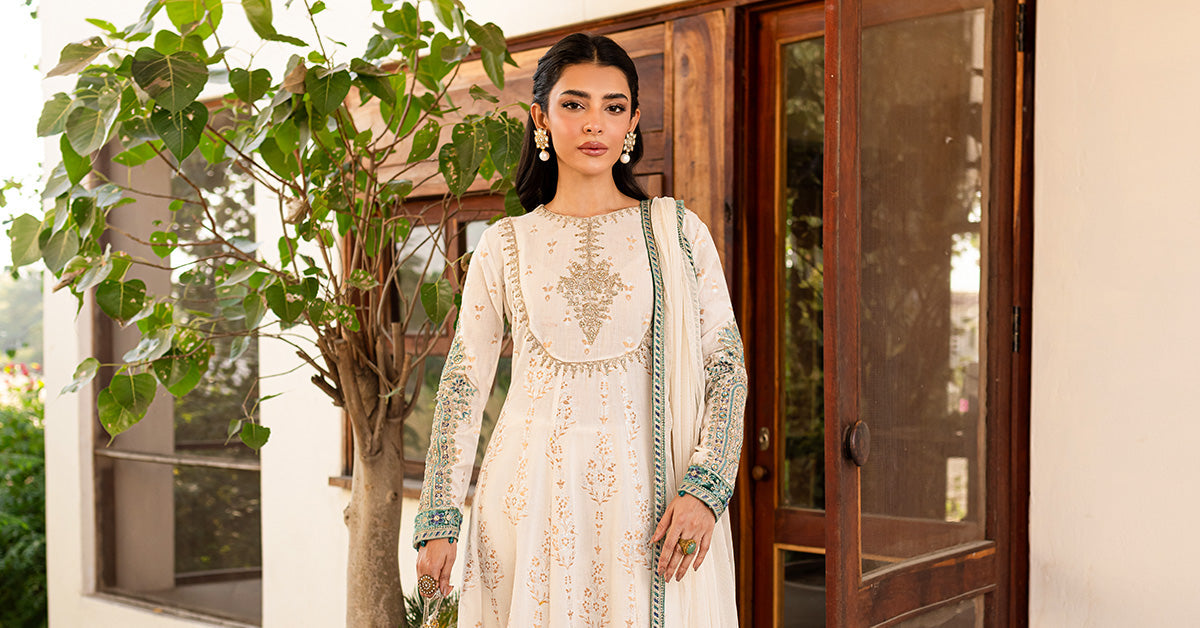 Embroidered Organza Dupatta (as Shown)