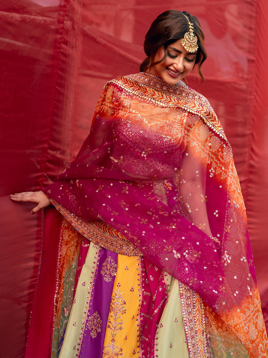 Mala Style — Mairaz Magenta Lehenga Set