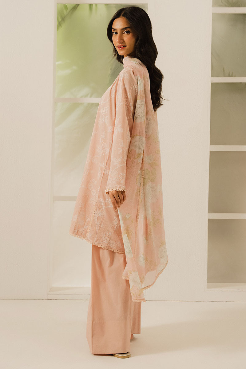 Coral Dust-3 Pc Printed Lawn Suit