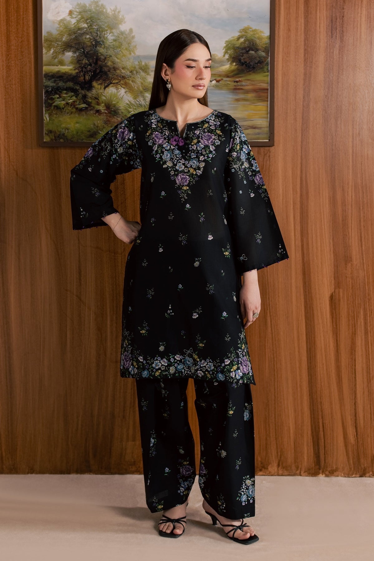 Darcy 2Pc - Printed Lawn Dress
