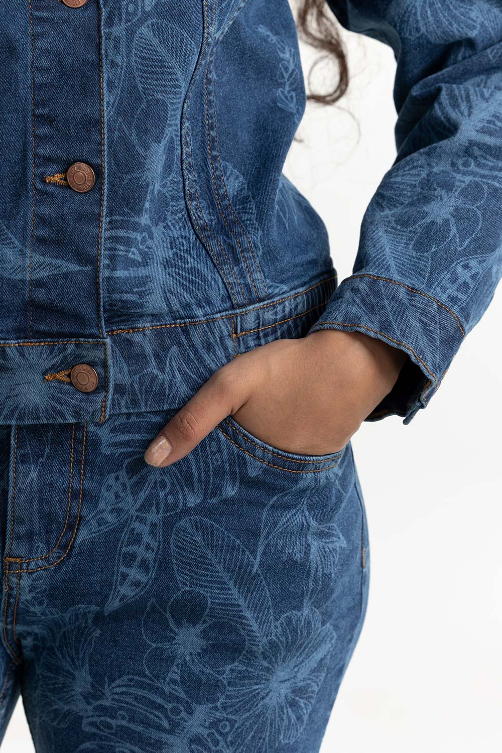 Dark Blue Denim Jeans