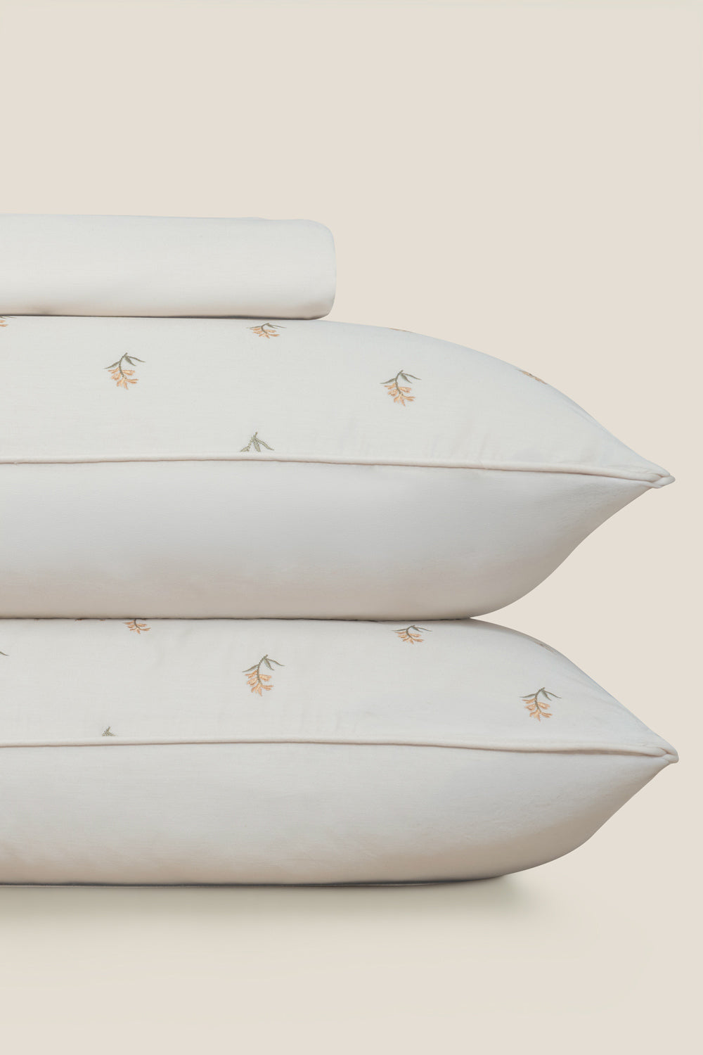 Ditsy Flora Embroidered Bed Sheet Set