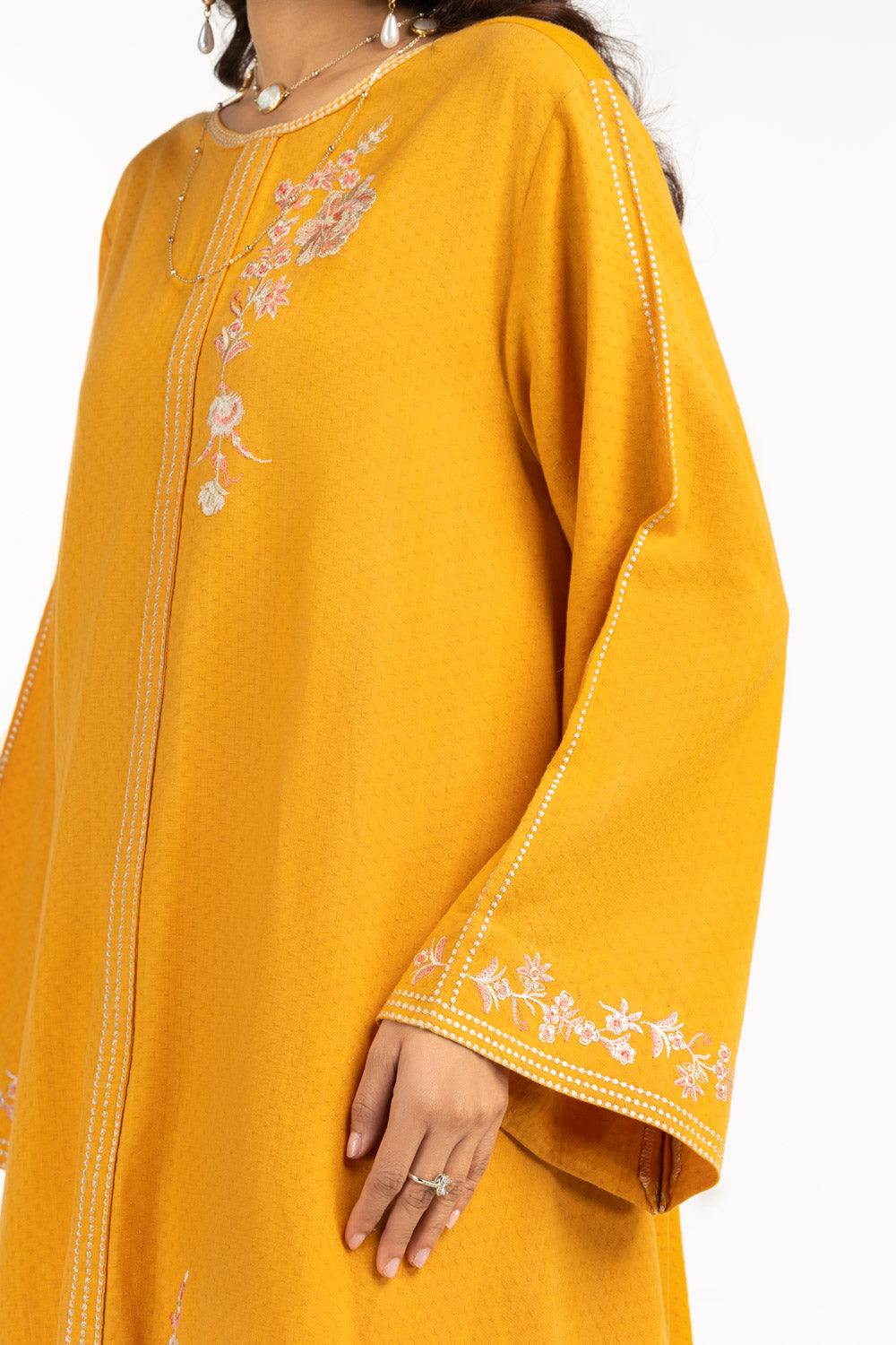 Dobby Embroidered Co-Ord Set
