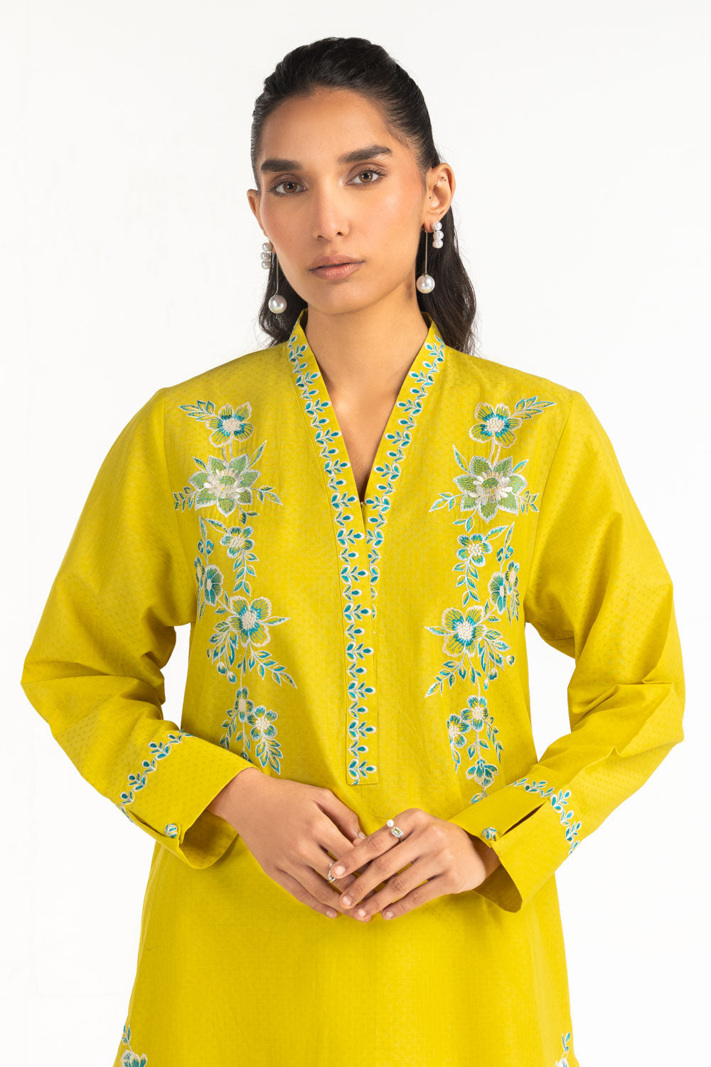 Dobby Embroidered Co-Ord Set