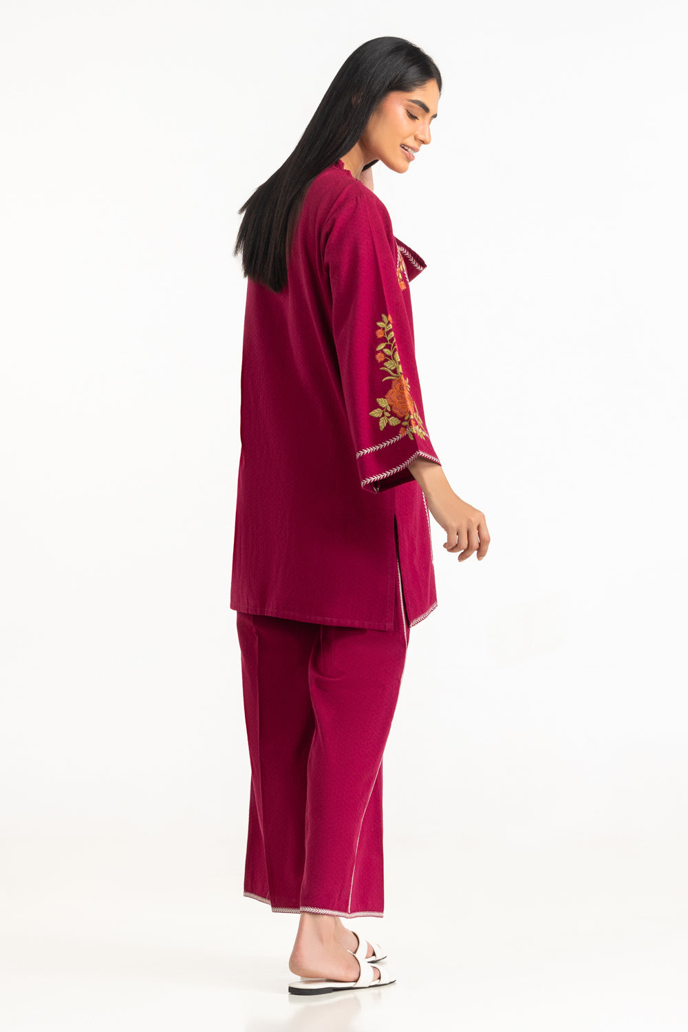Dobby Embroidered Co-Ord Set IPST-77237