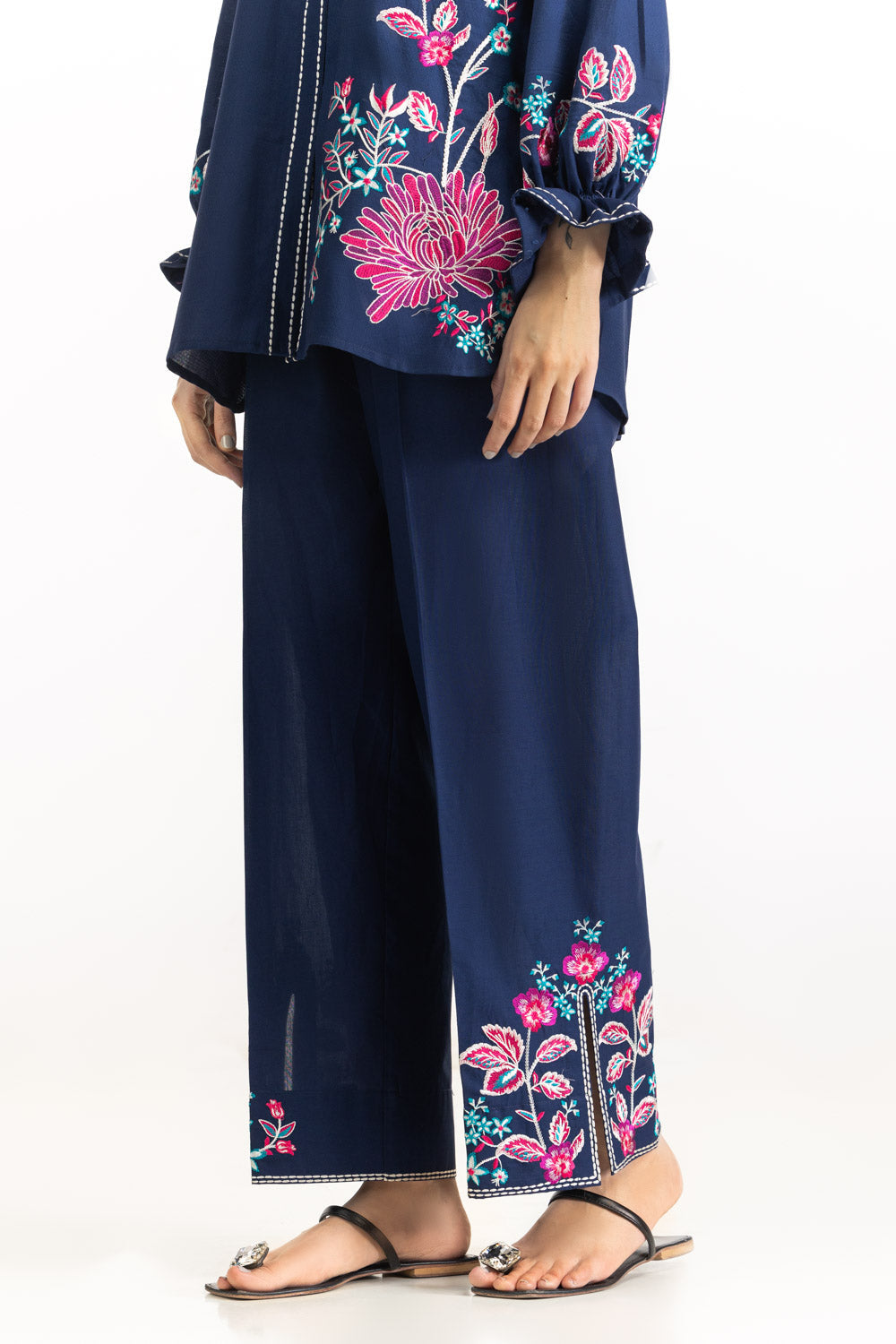 Dobby Embroidered Co-Ord Set