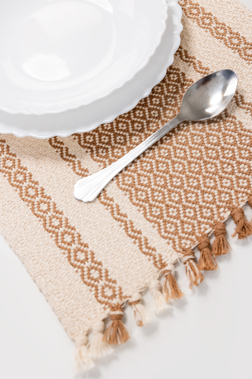 Dobby Fabric place mat pair