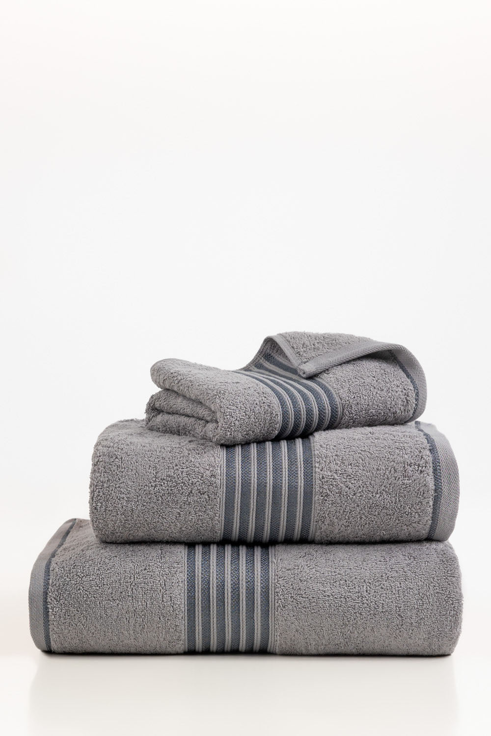 Dove Grey Combed Viscose Towel