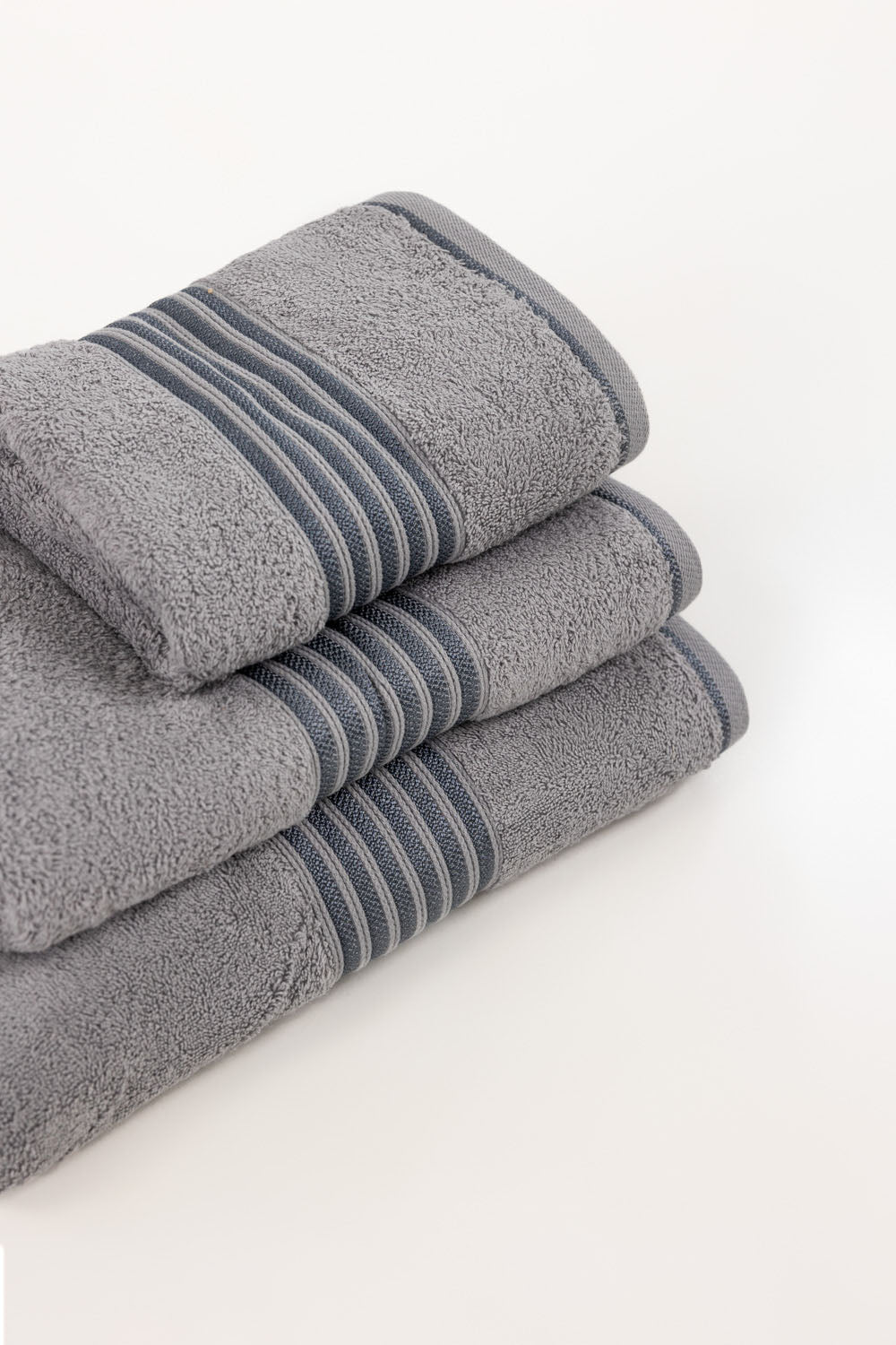 Dove Grey Combed Viscose Towel
