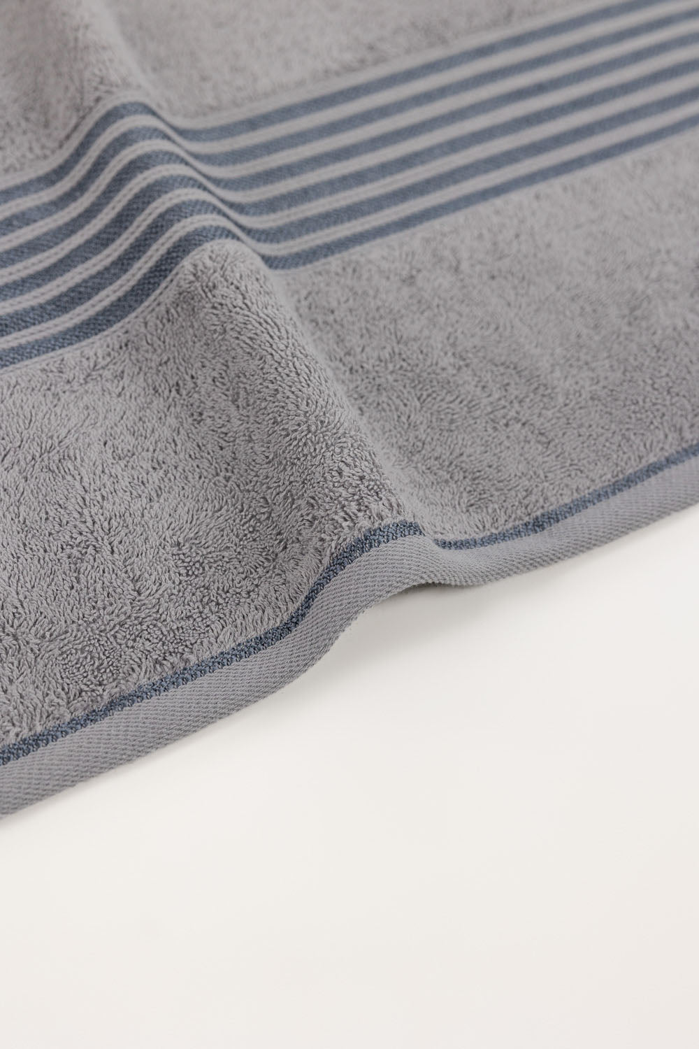 Dove Grey Combed Viscose Towel