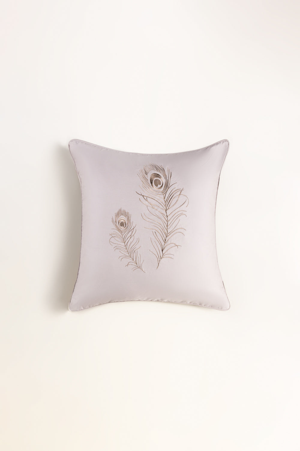 Dove T-400 Embroidered Square Cushion Cover