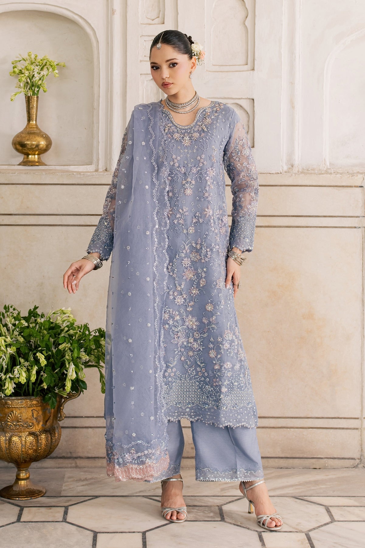 Dreamy periwinkle 3Pc - Wedding Formal Dress