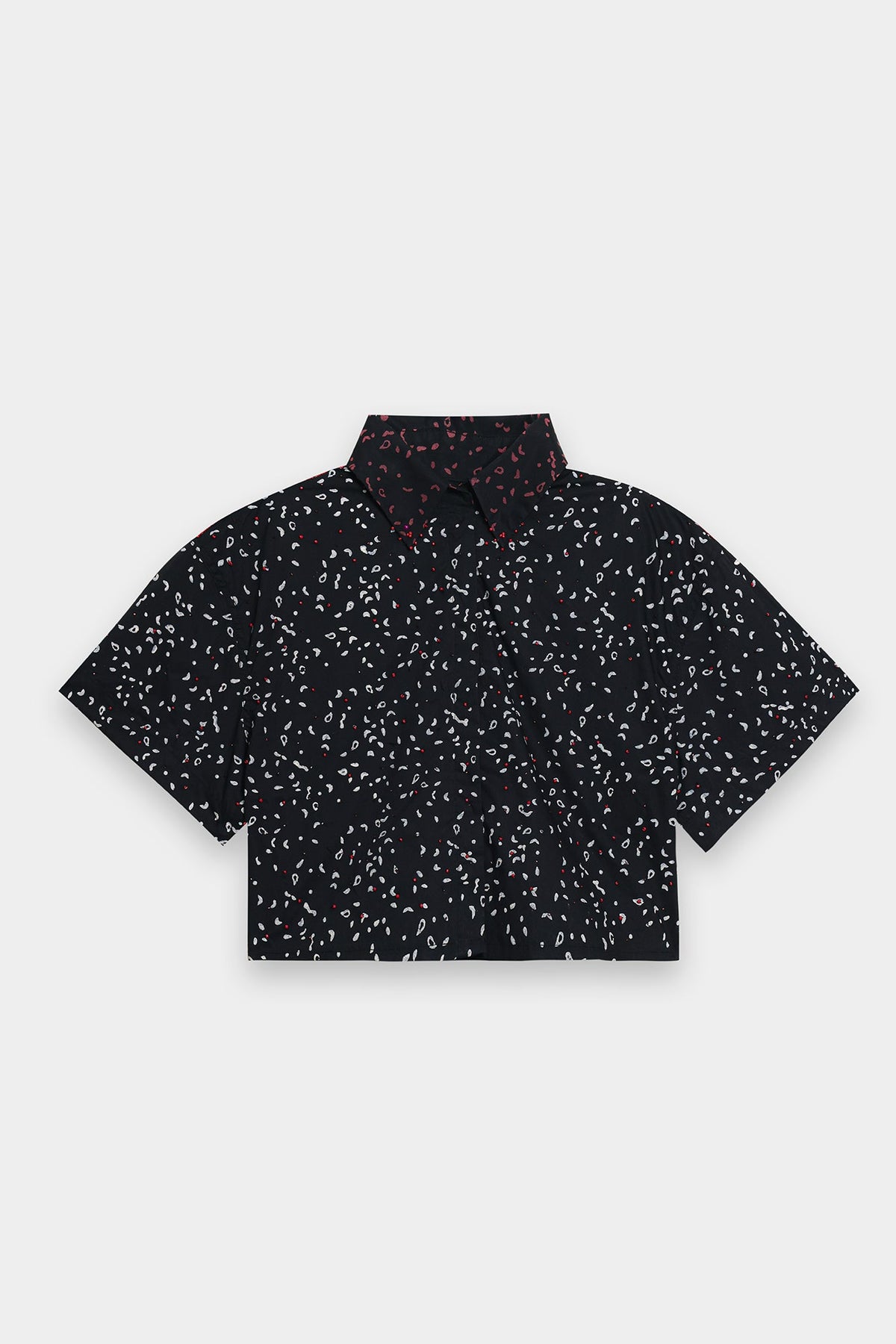 CROPPED BUTTON DOWN SHIRT (E0024/120/902)