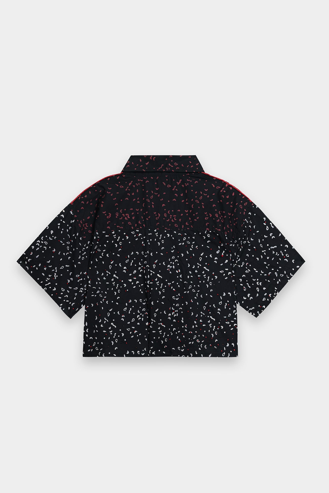 CROPPED BUTTON DOWN SHIRT (E0024/120/902)