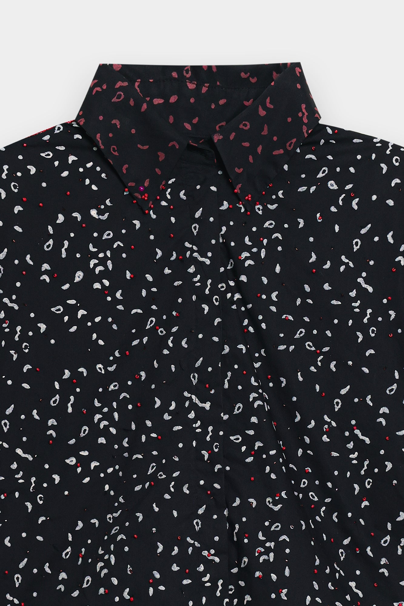 CROPPED BUTTON DOWN SHIRT (E0024/120/902)