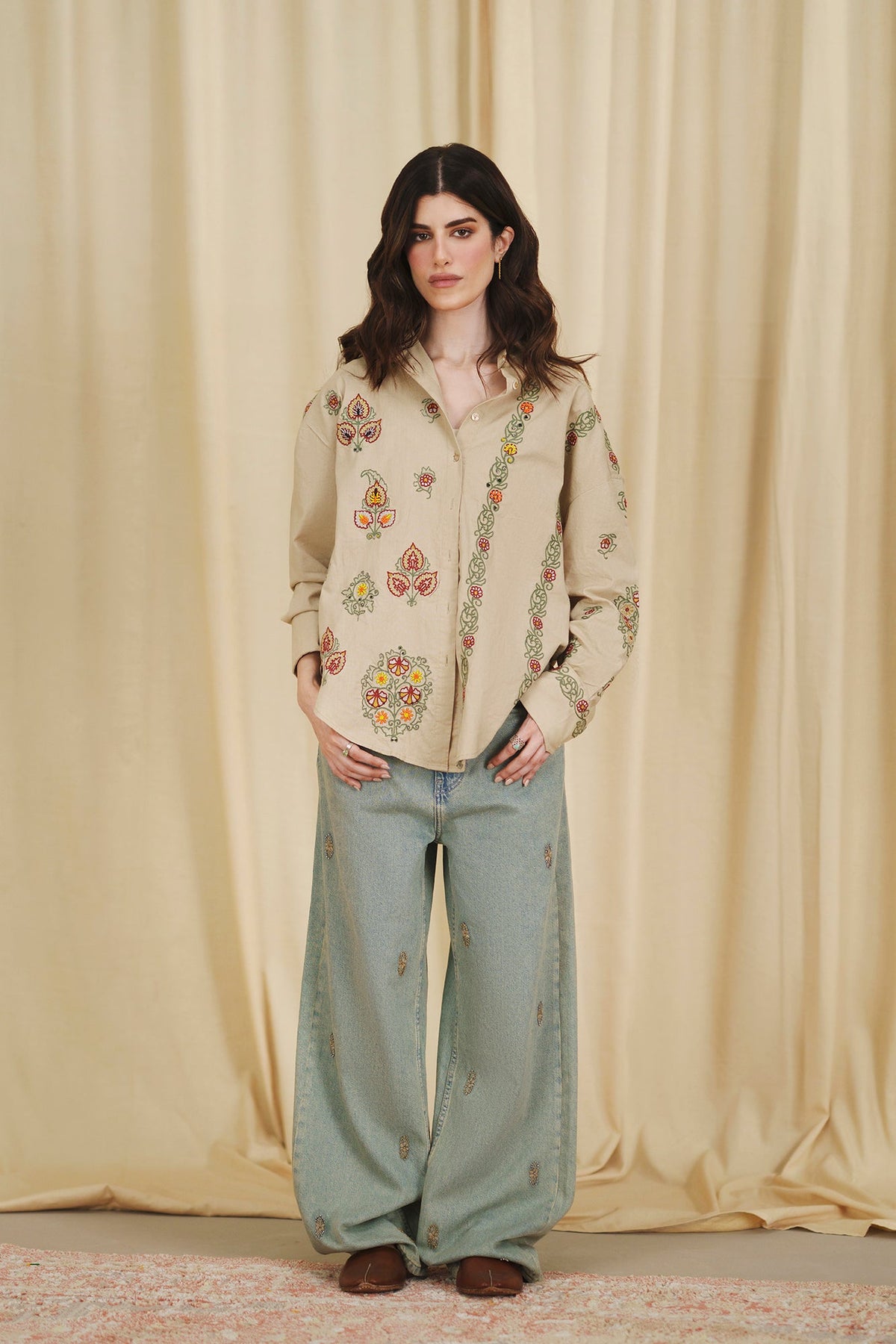 EMBROIDERED SHIRT (E0295/120/007)