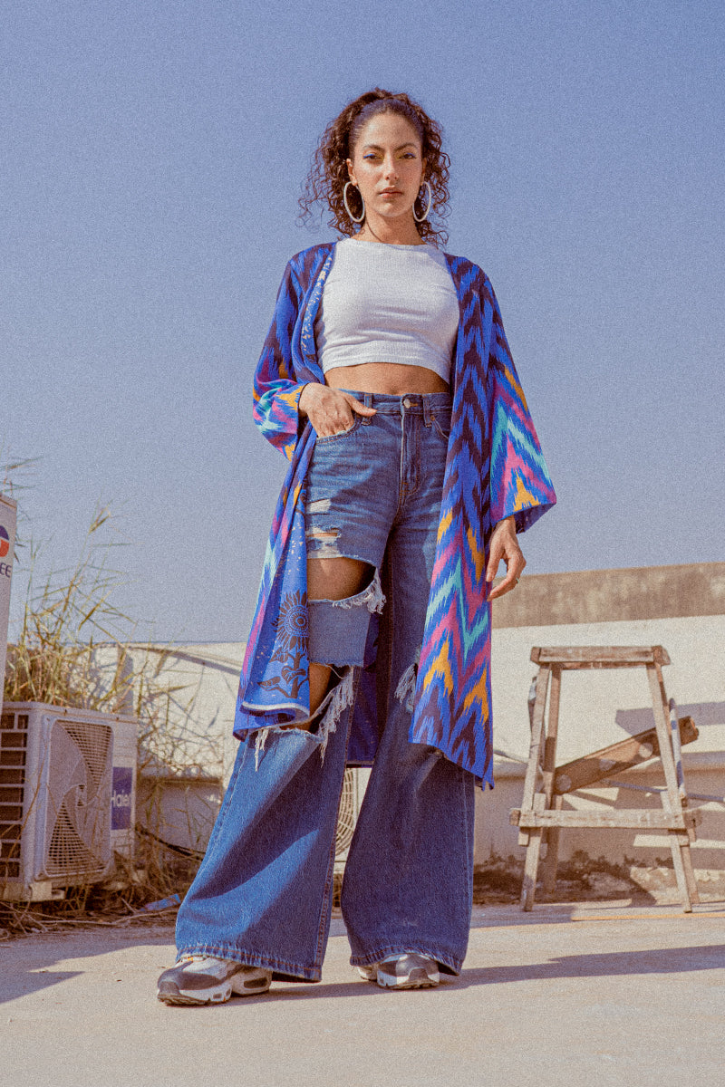 Abstract Cape 1 Piece