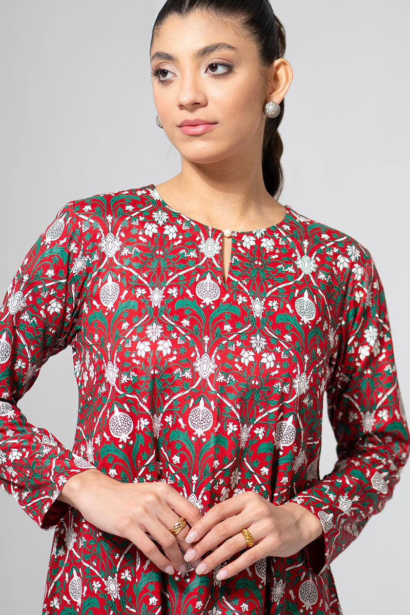3 Piece Embroidered Dobby Lawn Suit