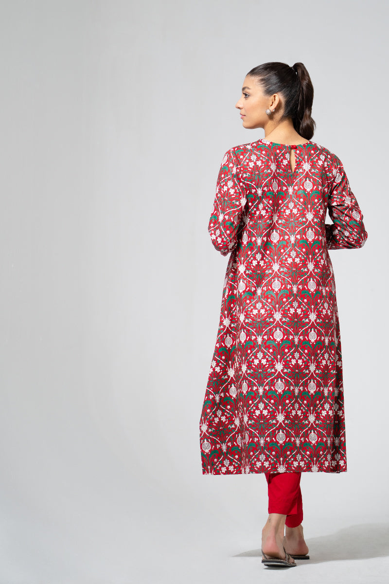 3 Piece Embroidered Dobby Lawn Suit