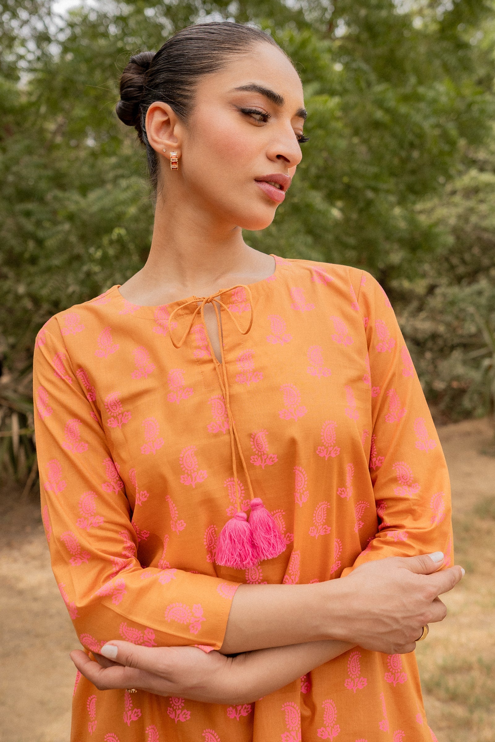 Paisley dot 2 piece