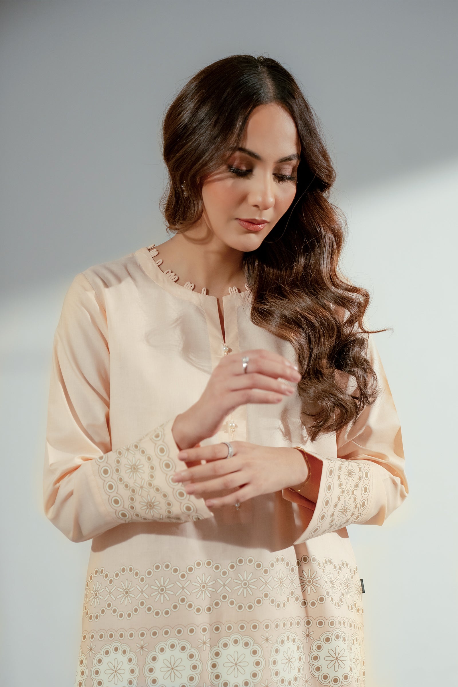 Dotty Peach 2 piece