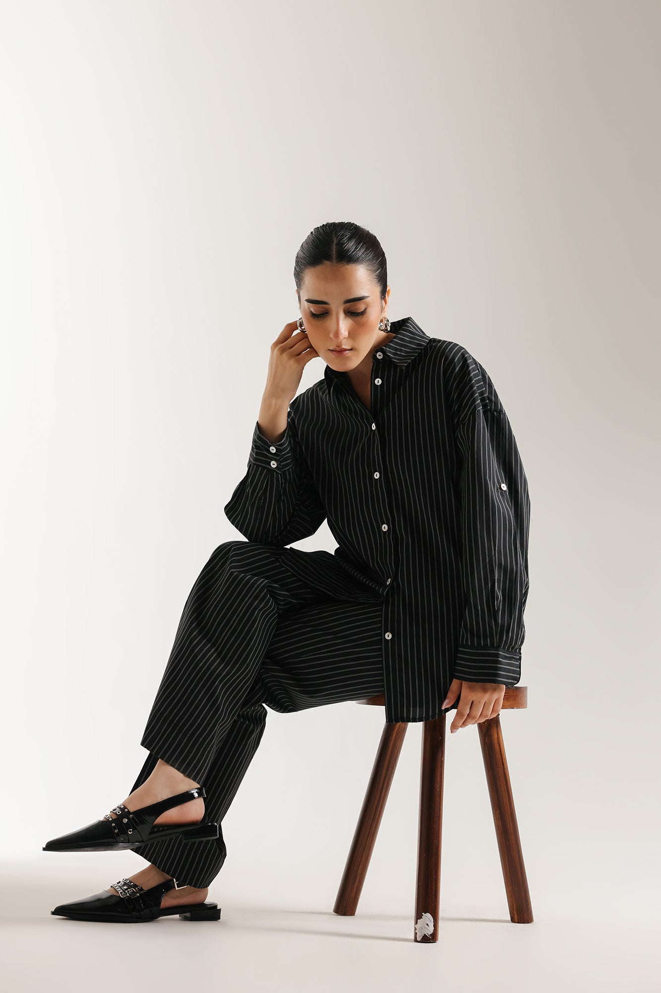 STRIPED SUIT (E0714/116/901)