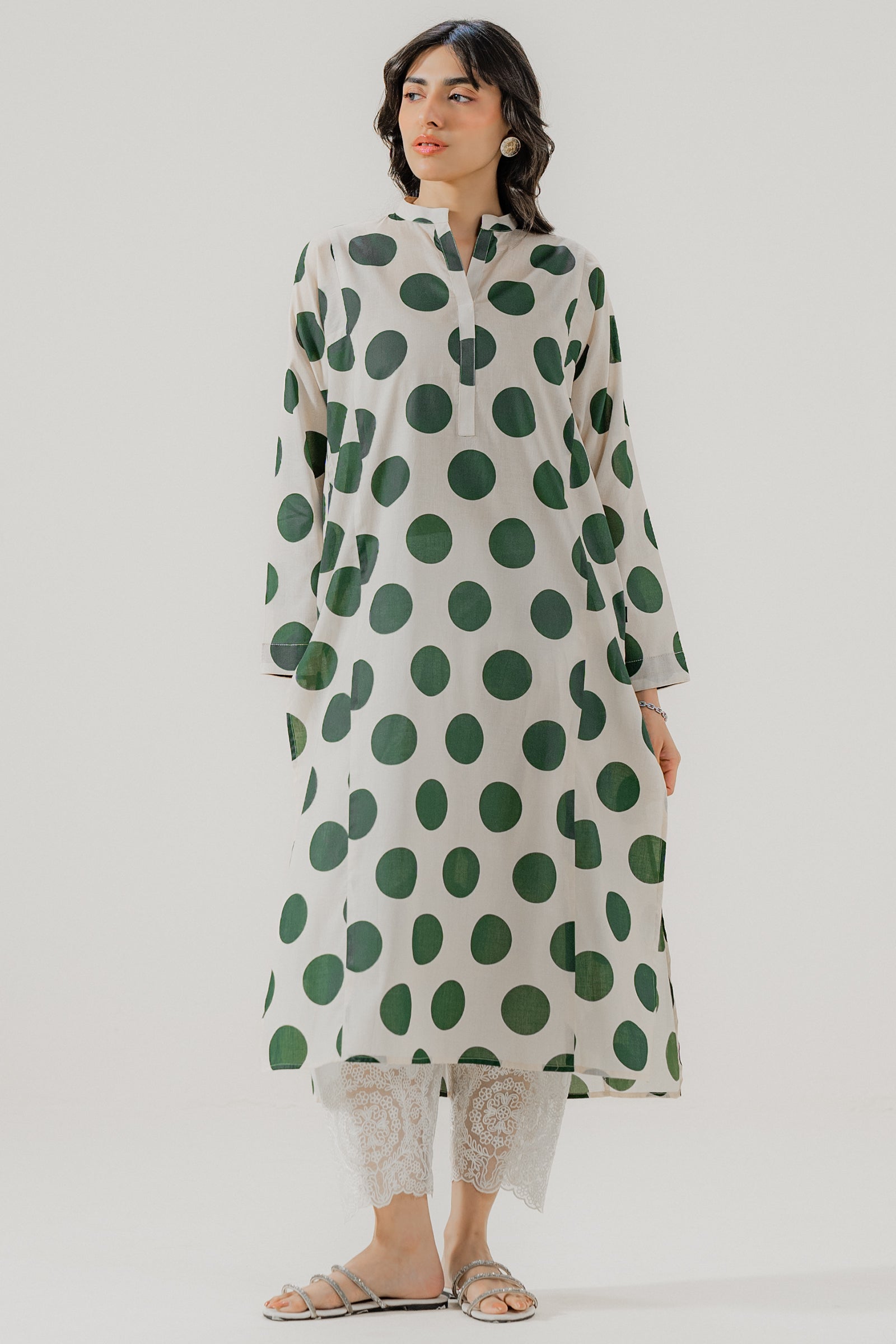 Green Polka 1 piece
