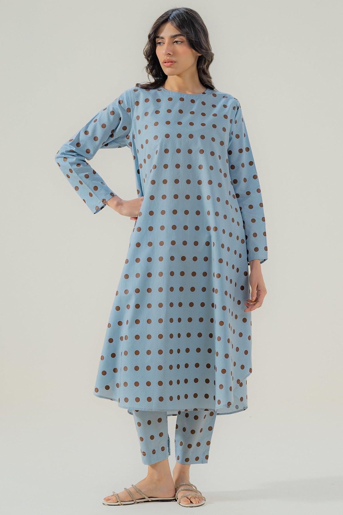 Blue Polka 2 piece