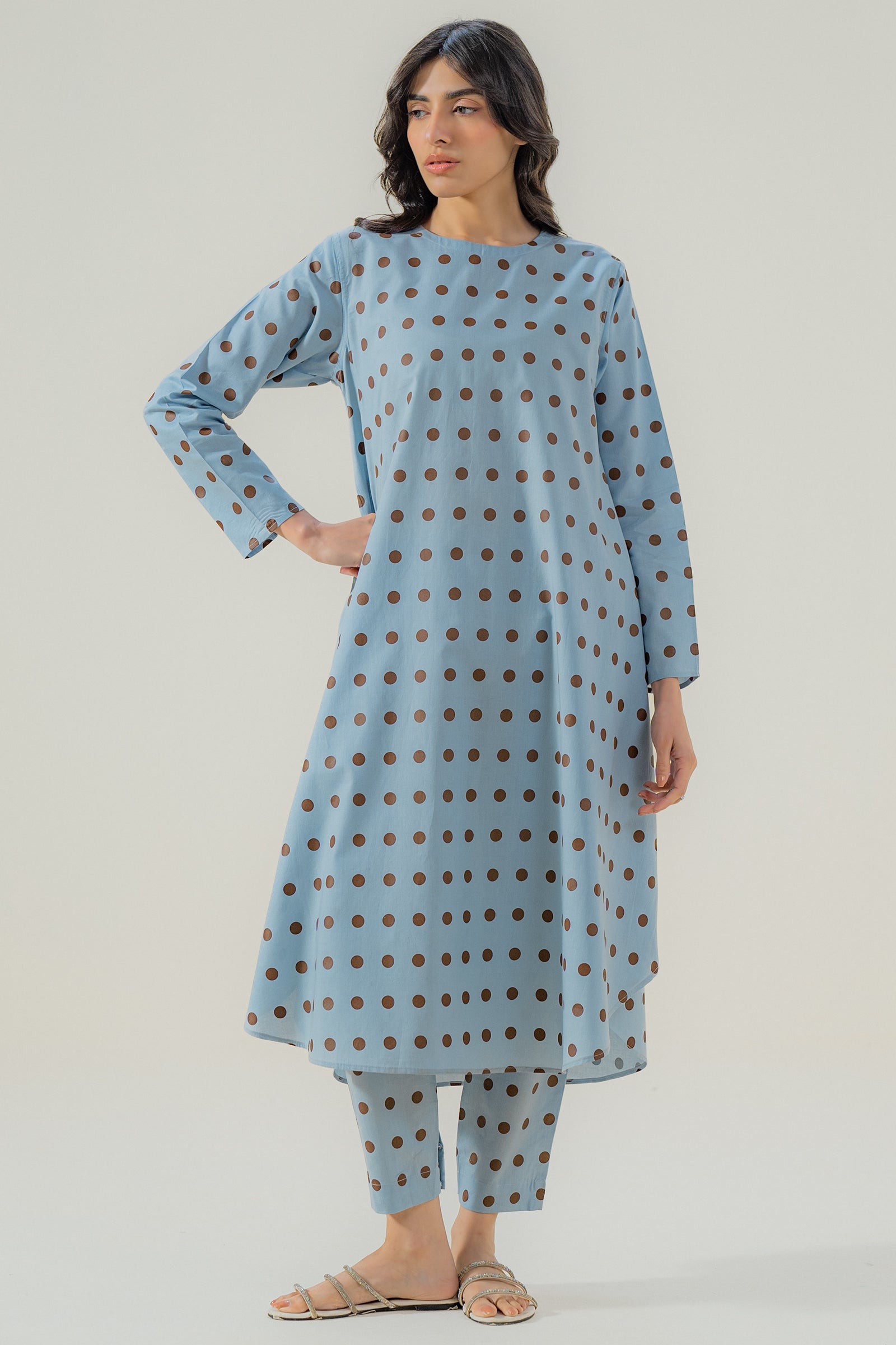 Blue Polka 2 piece