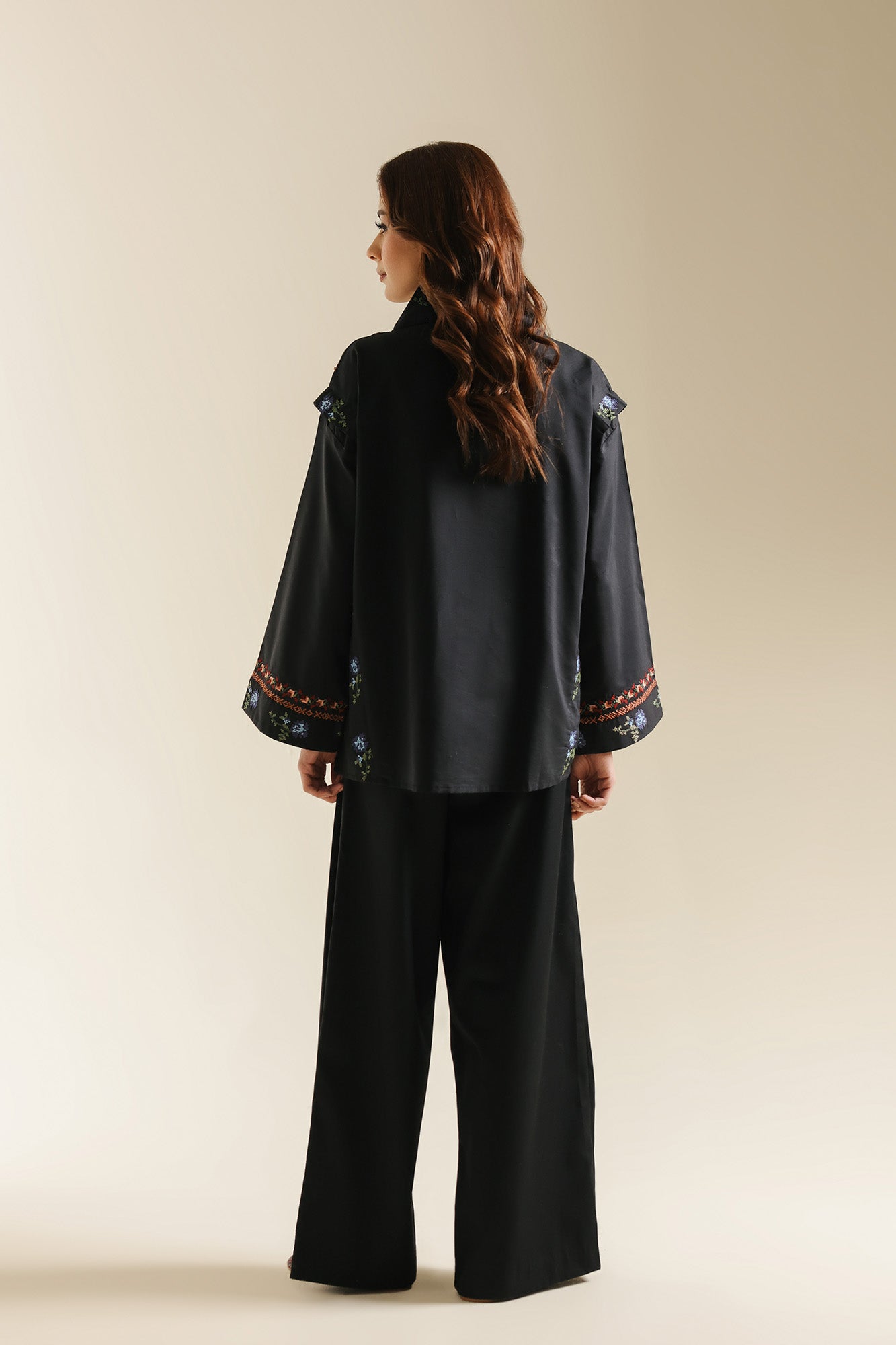 3 Piece Embroidered Dobby Lawn Suit