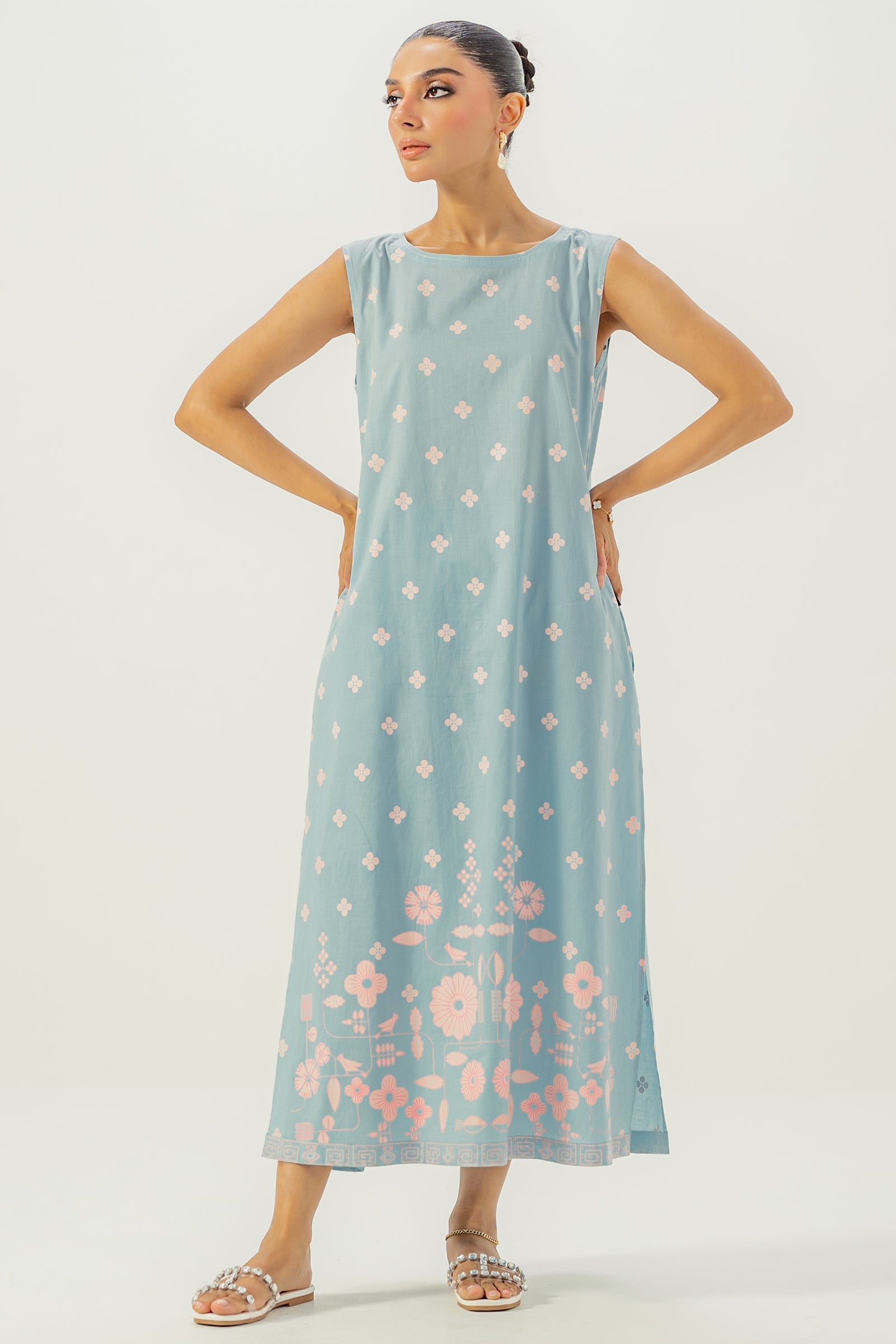 Muted Sleeveless 2 piece