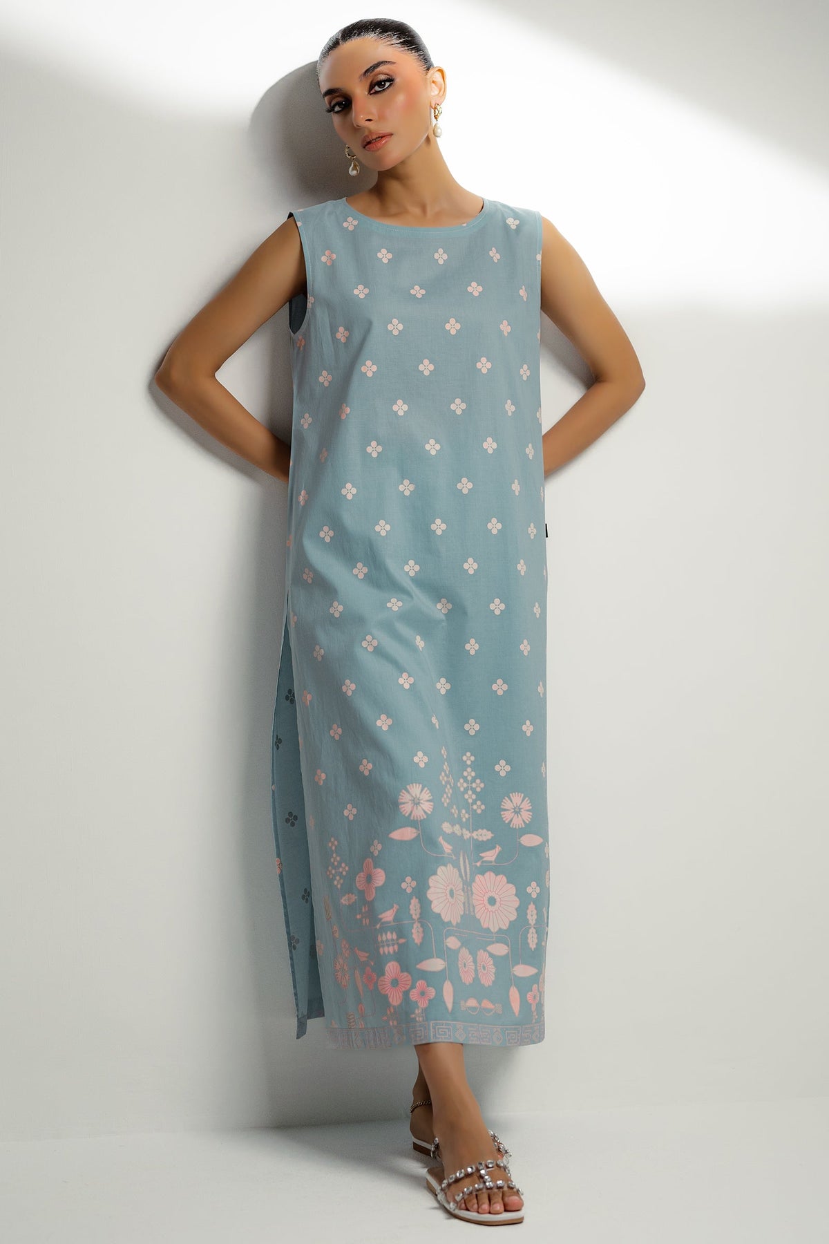 Muted Sleeveless 2 piece