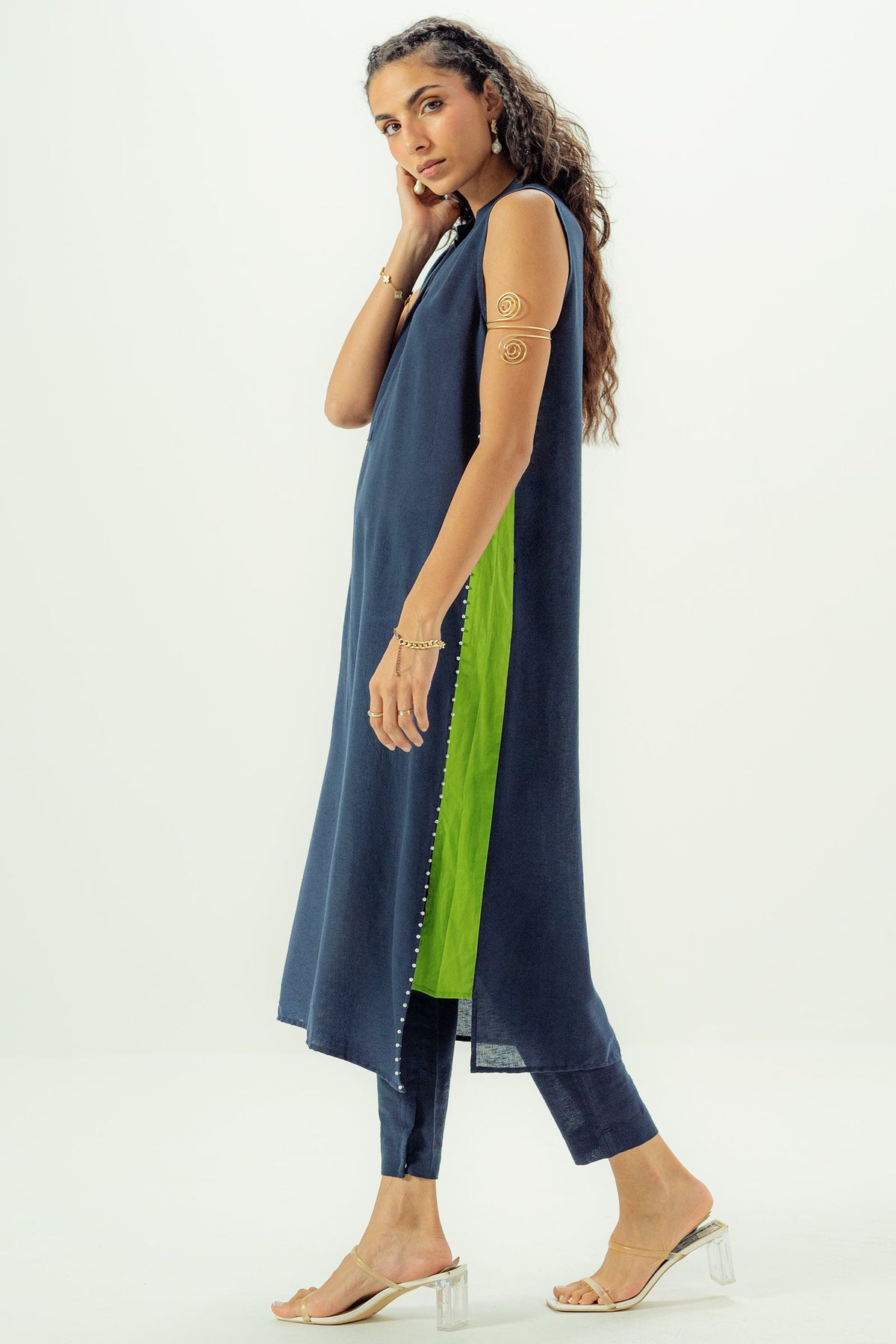 Lime Sleeveless 2 piece