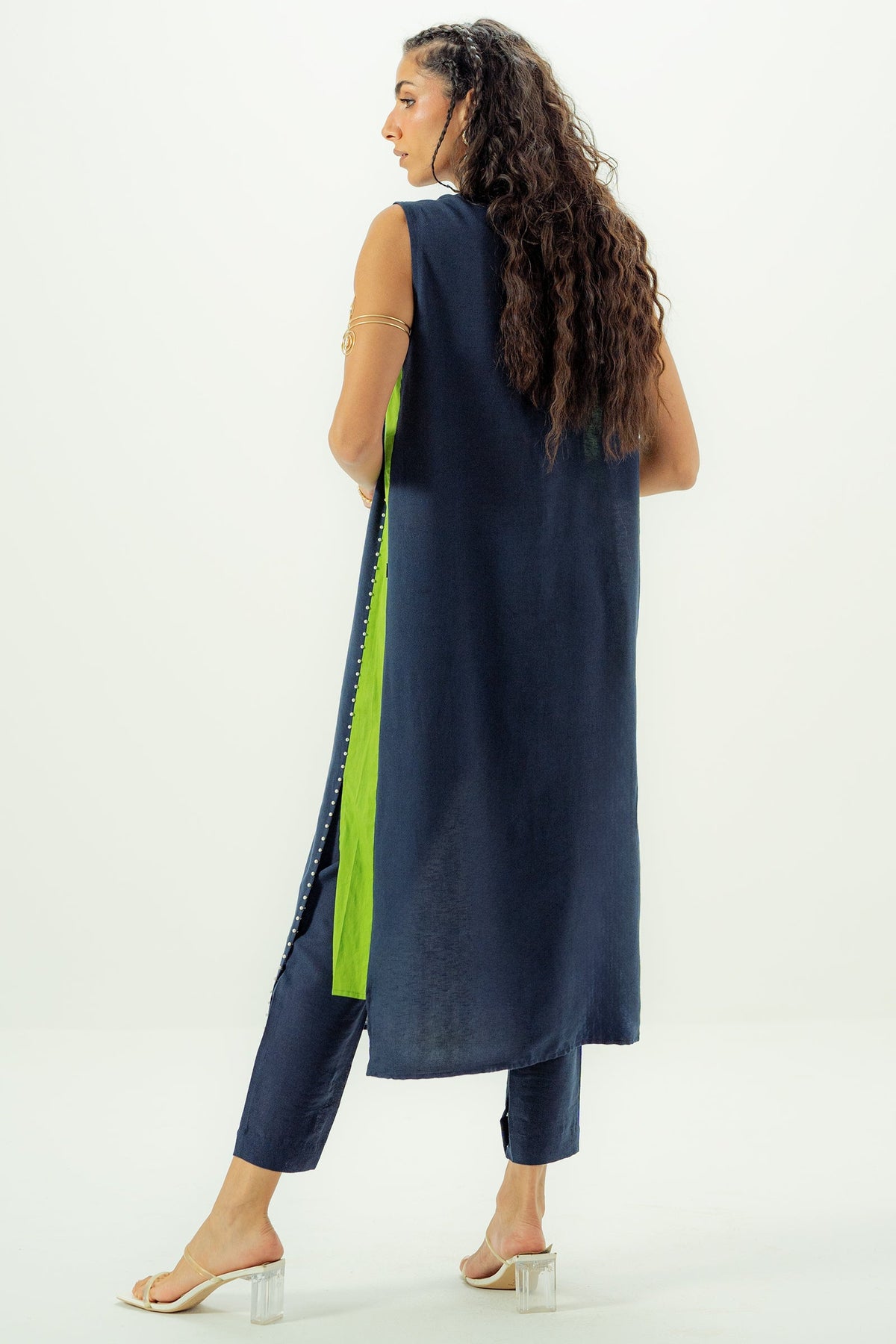 Lime Sleeveless 2 piece
