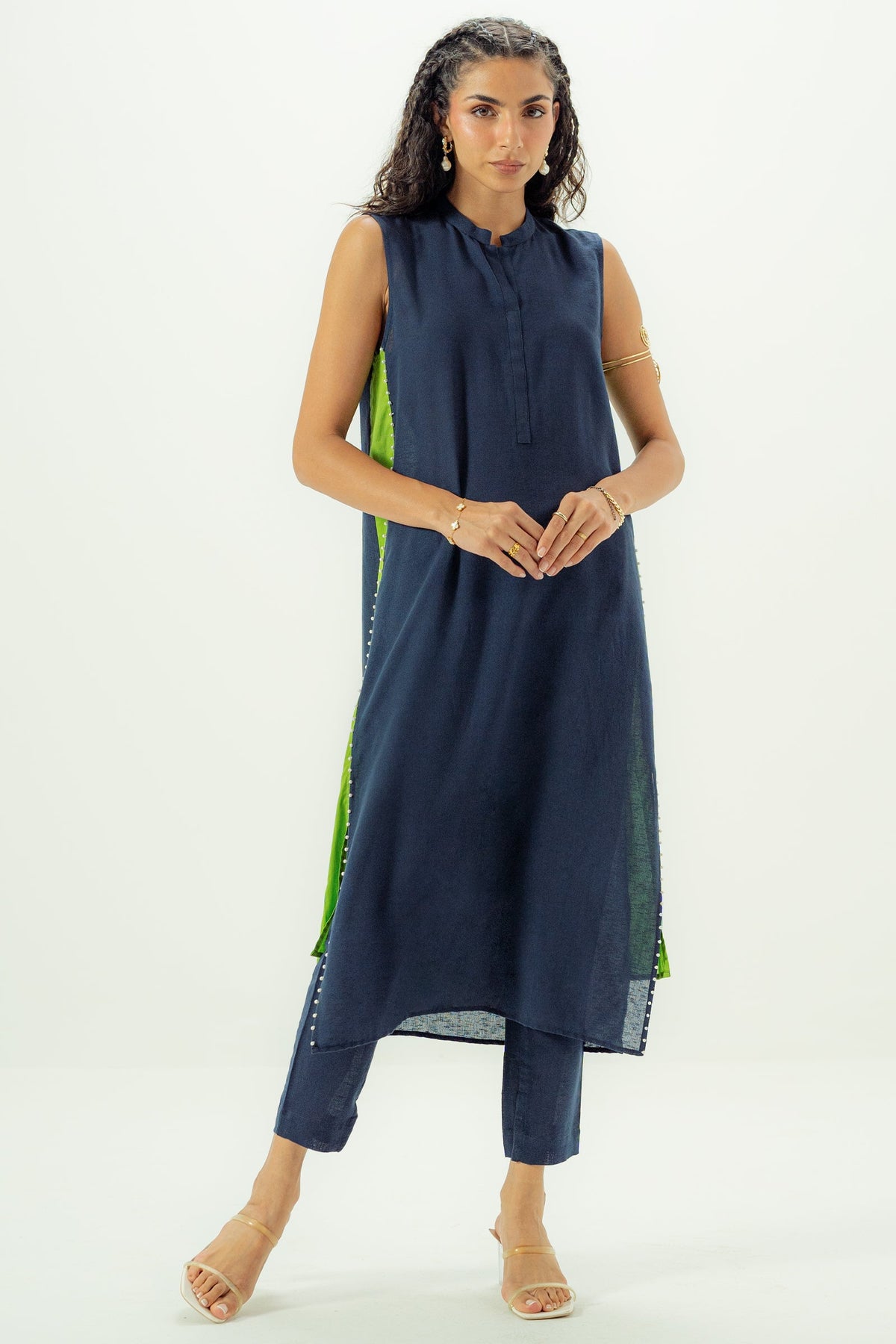 Lime Sleeveless 2 piece