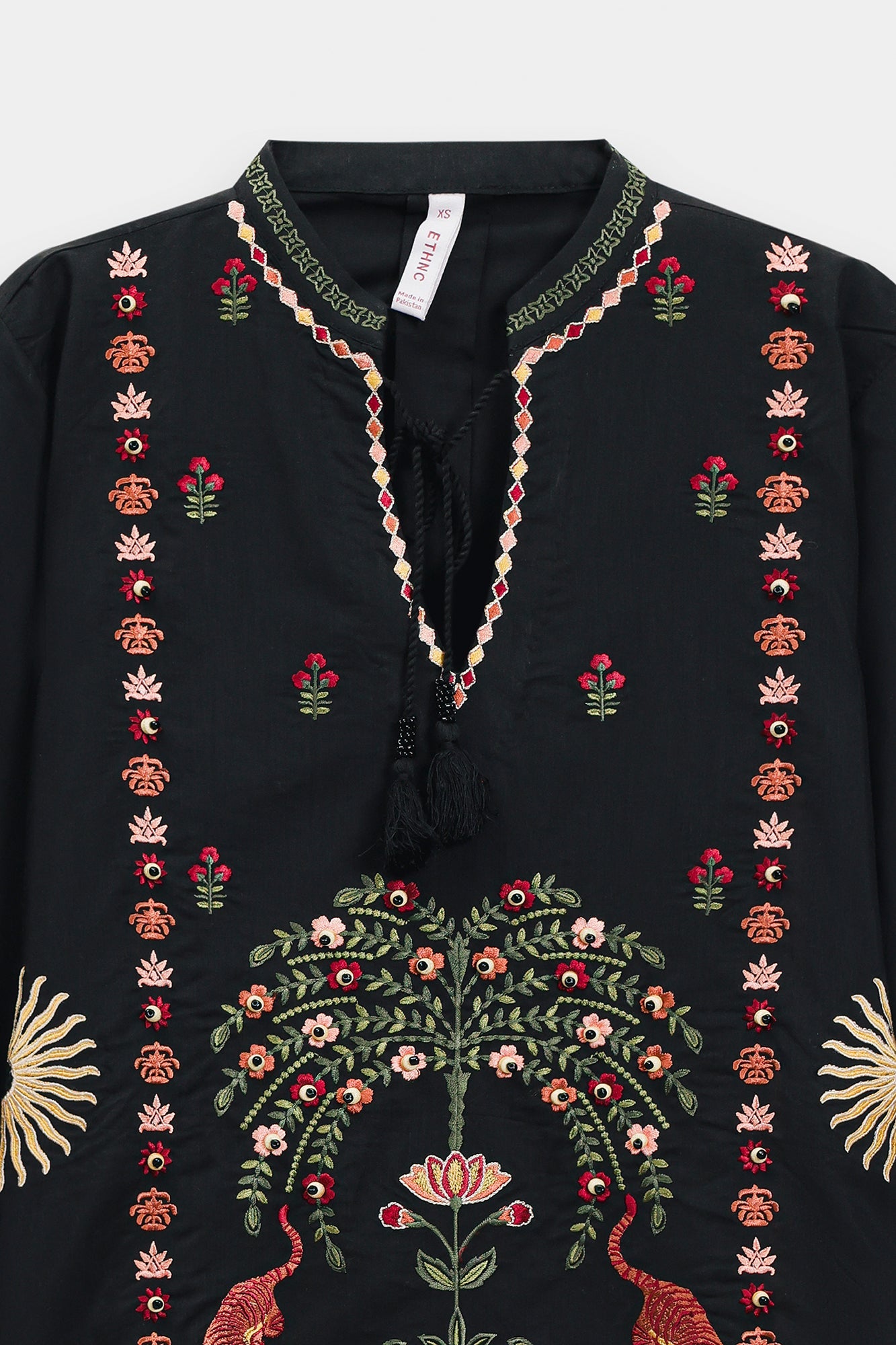 3 Piece Embroidered Organza Suit