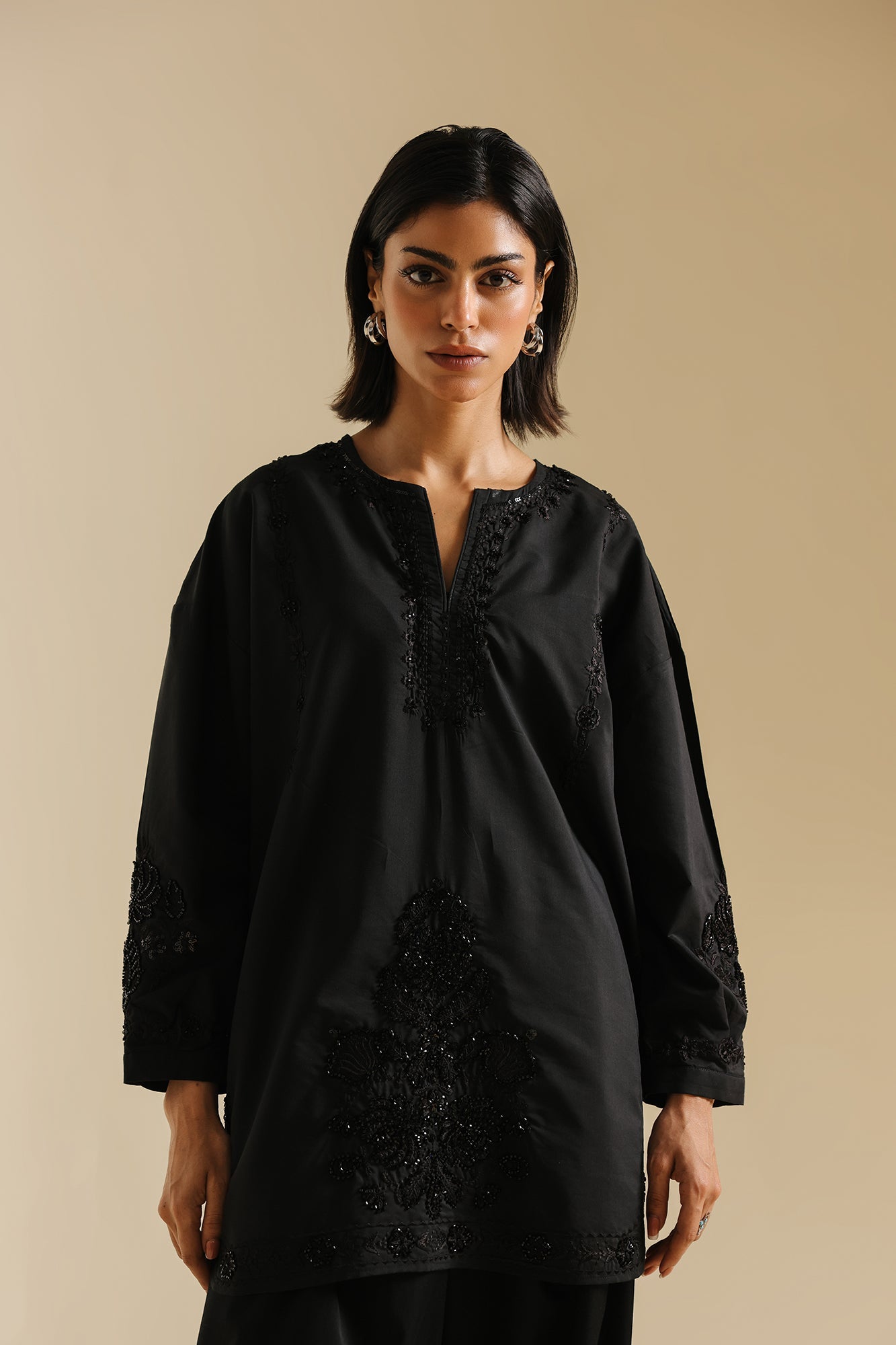 3 Piece Embroidered Dobby Lawn Suit