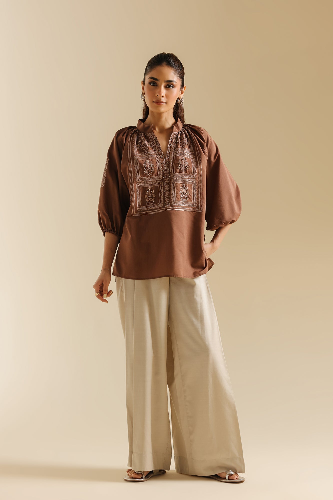 Embellished Dupatta (As Shown)