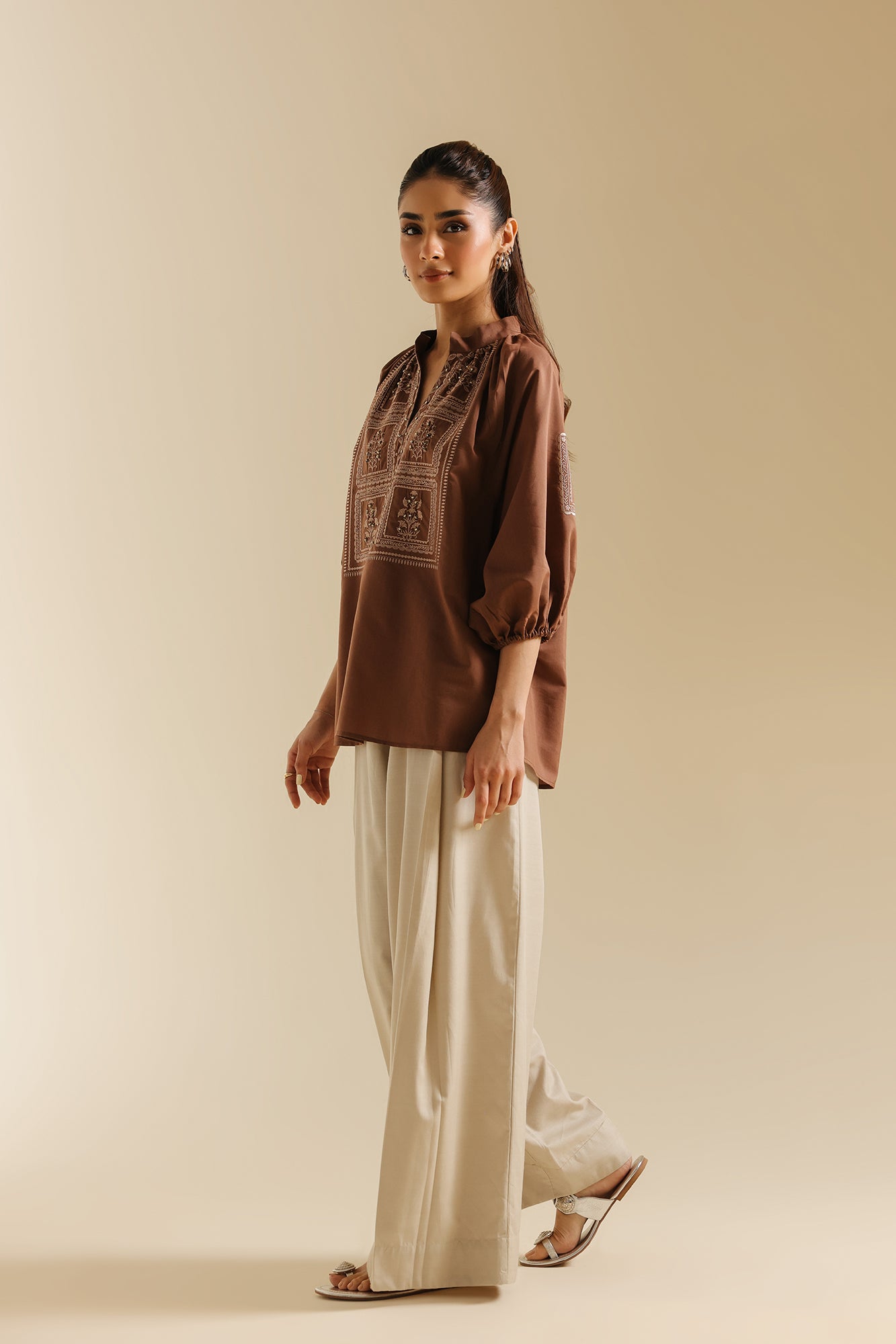 Embellished Dupatta (As Shown)