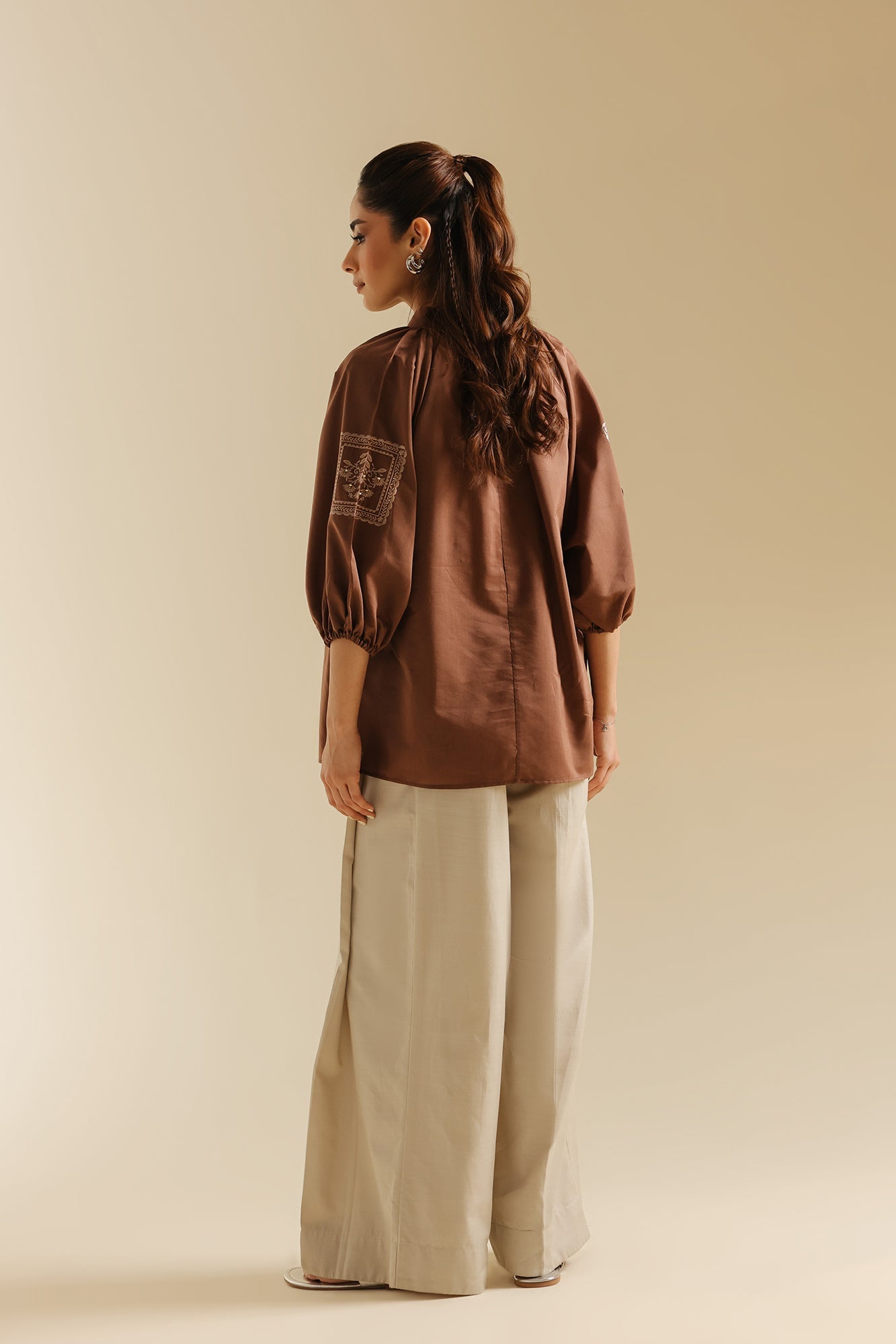 Embellished Dupatta (As Shown)