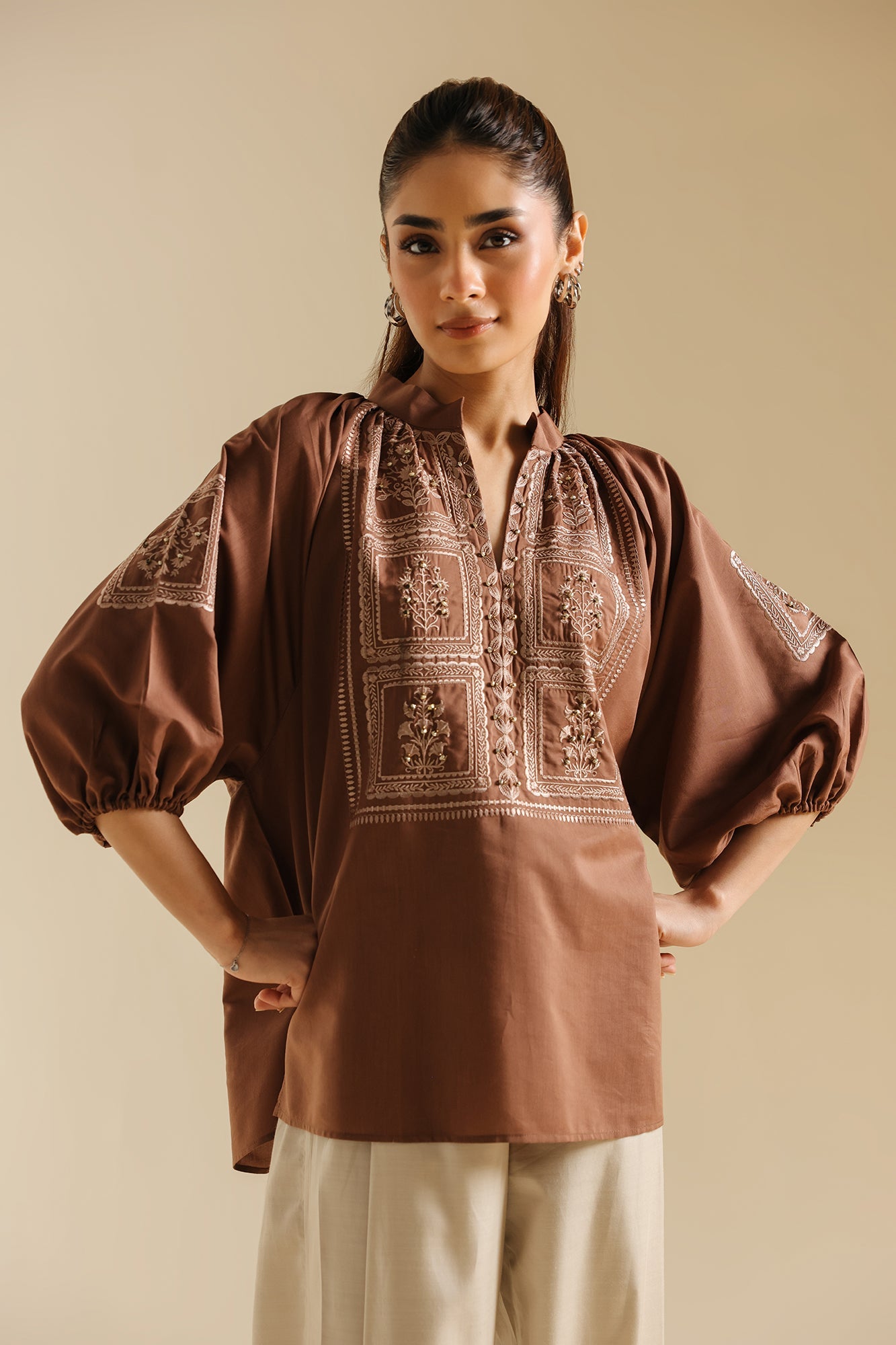 Embellished Dupatta (As Shown)