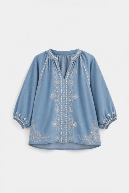 EMBROIDERED TOP (E0803/119/625)