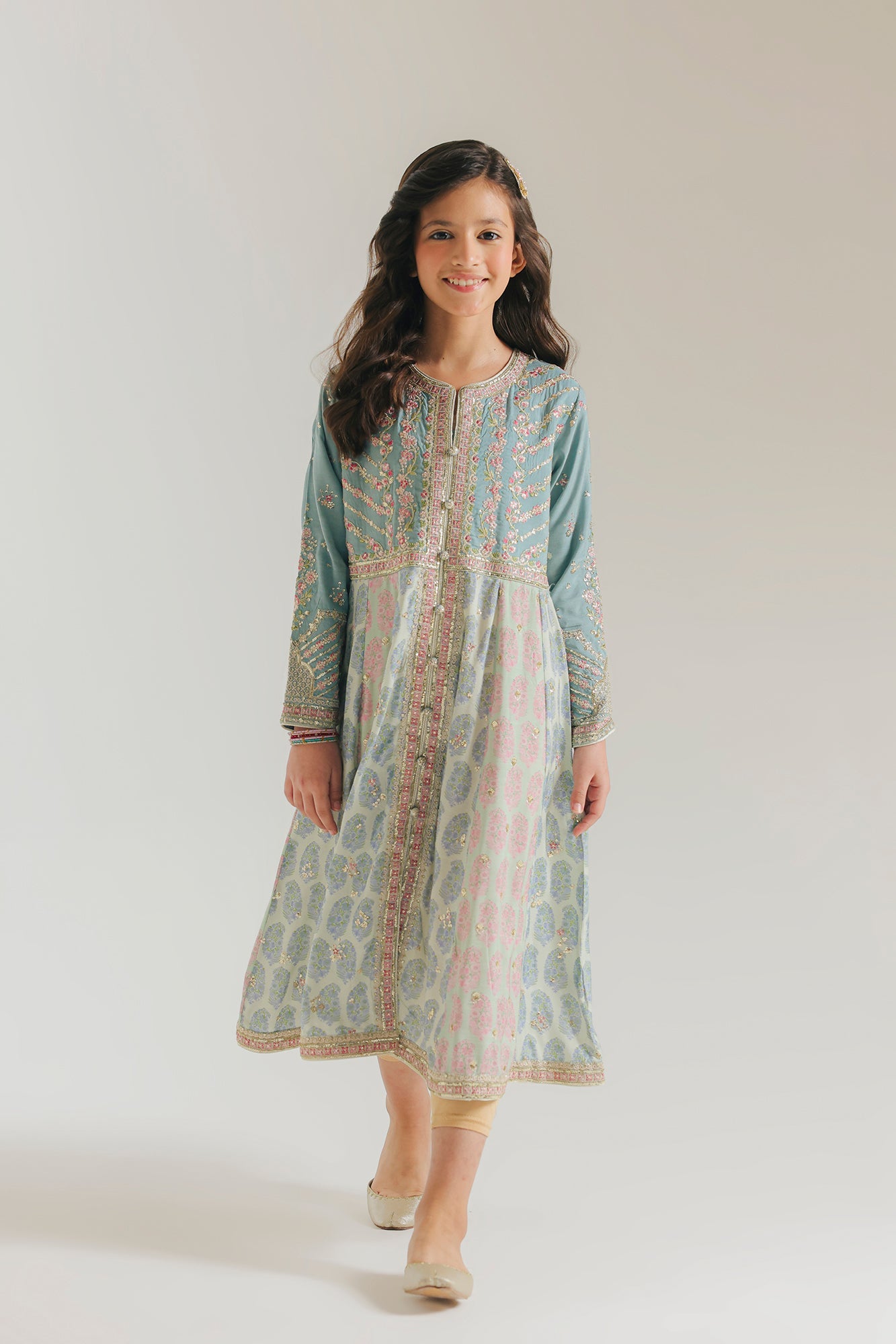 EMBROIDERED DRESS (E0826/404/718 E0826/304/718)