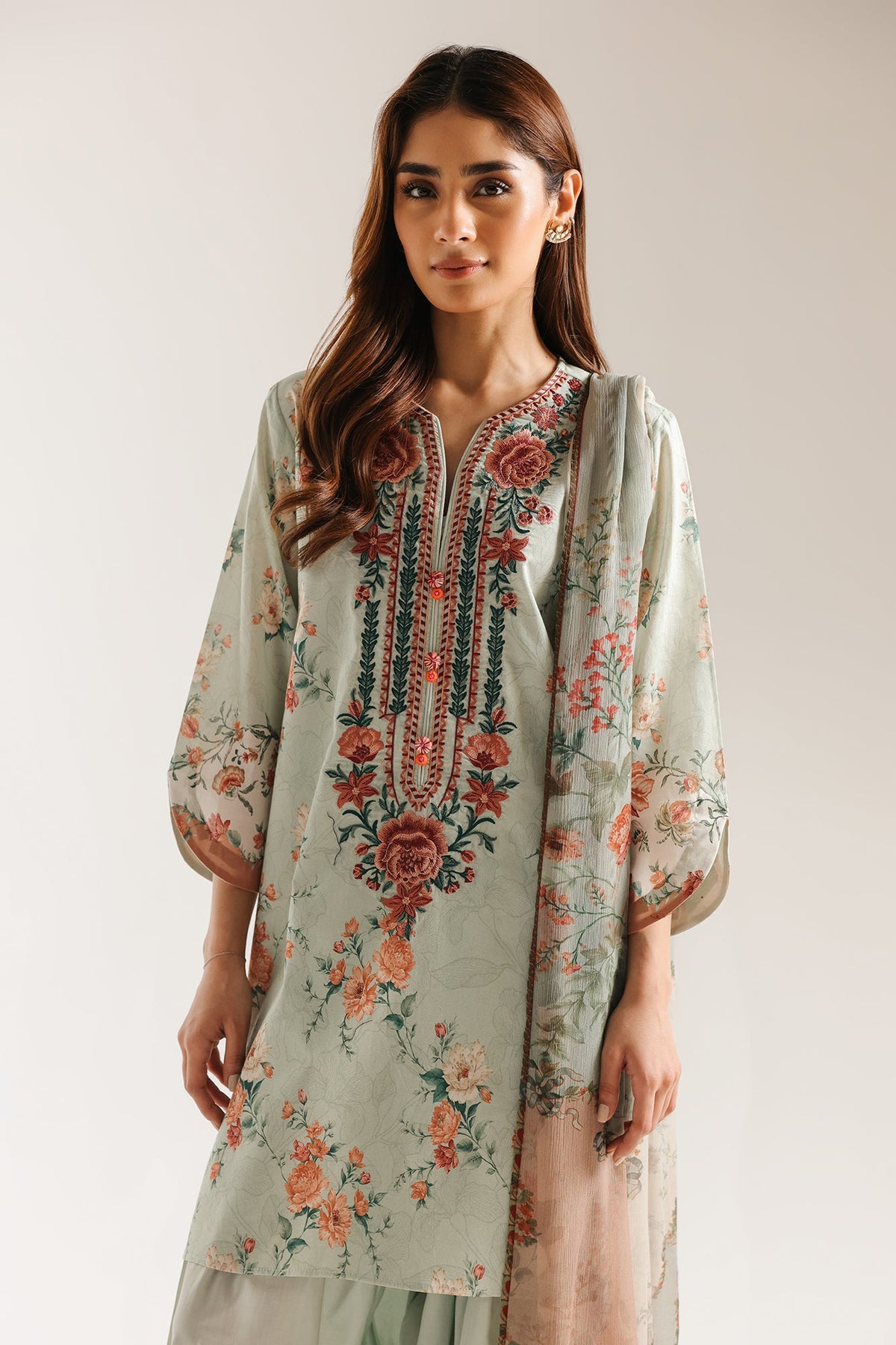 EMBROIDERED SUIT (E0836/203/721)