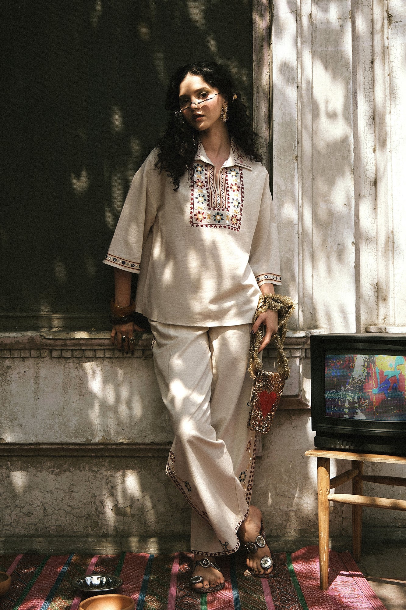 EMBROIDERED SUIT (E0842/119/005)
