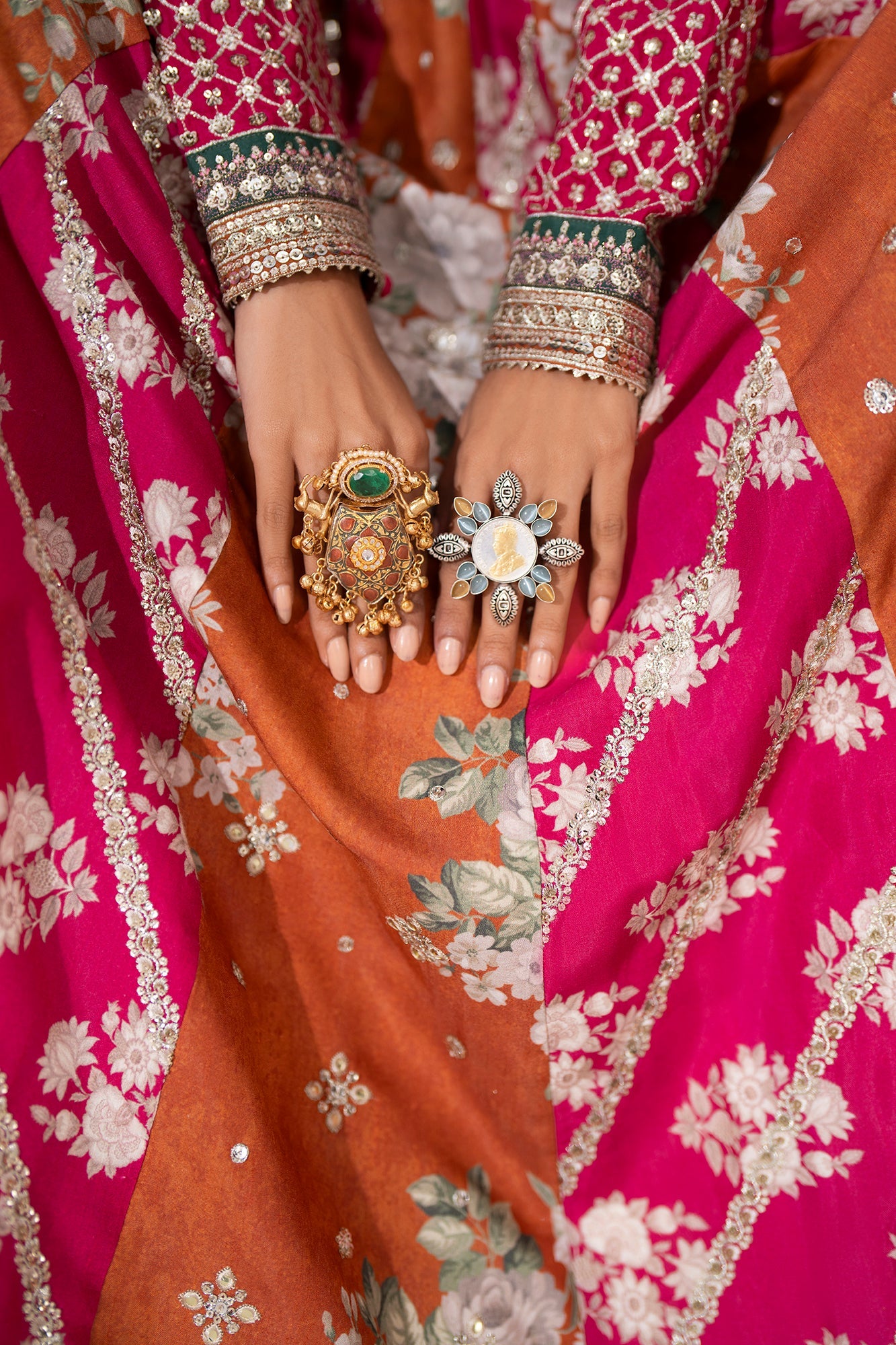EMBROIDERED PISHWAS (E0849/104/405)