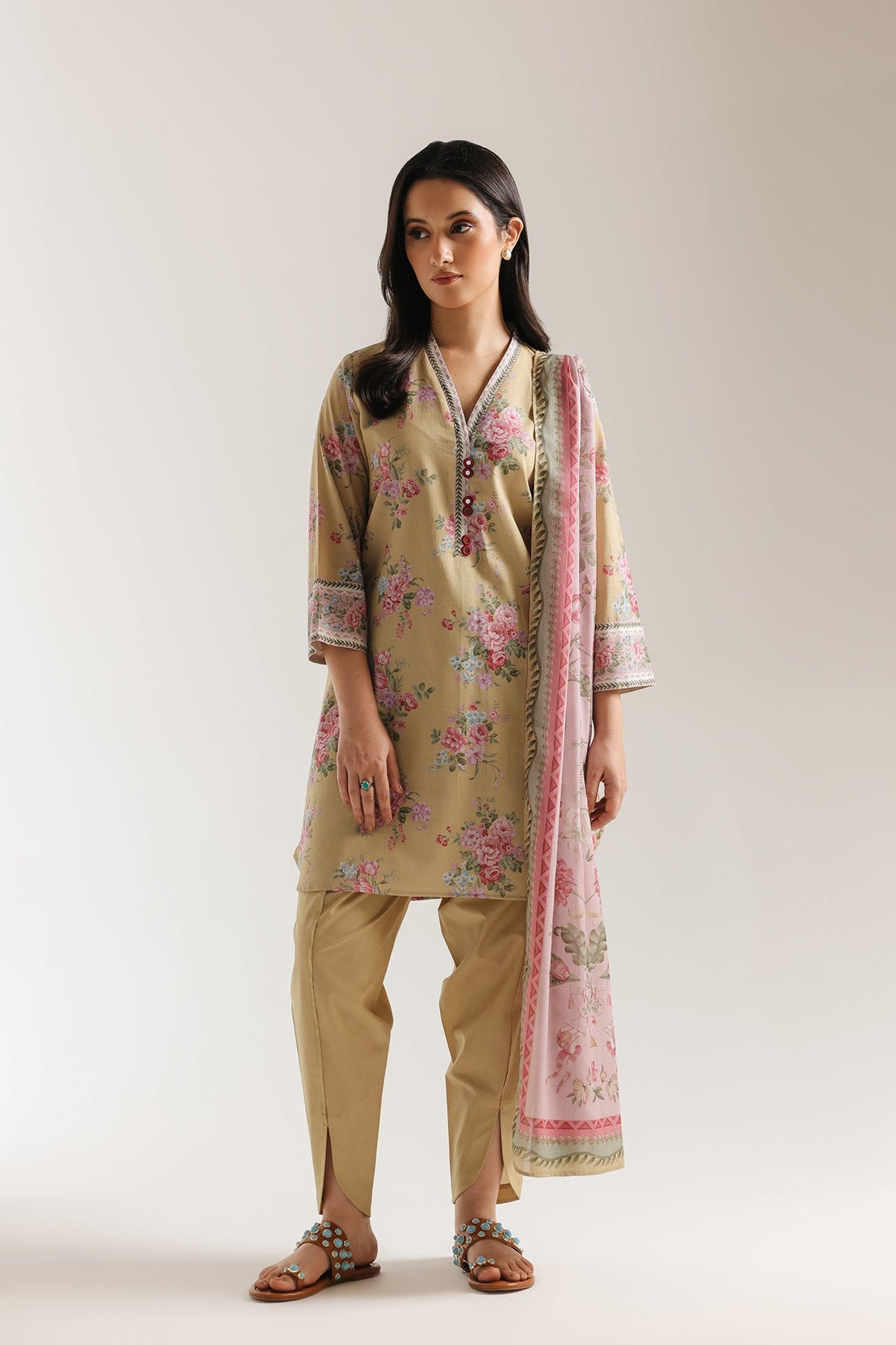 EMBROIDERED SUIT (E0889/202/109)