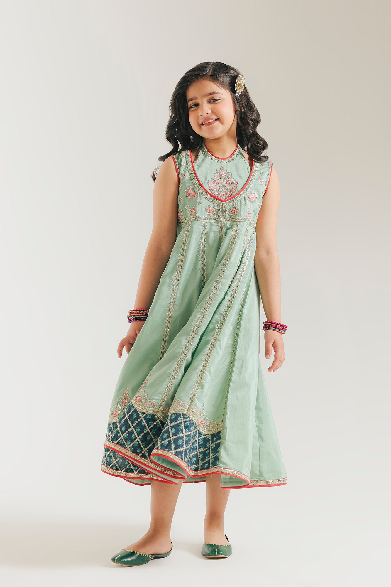 EMBROIDERED DRESS (E0909/404/714 E0909/304/714)