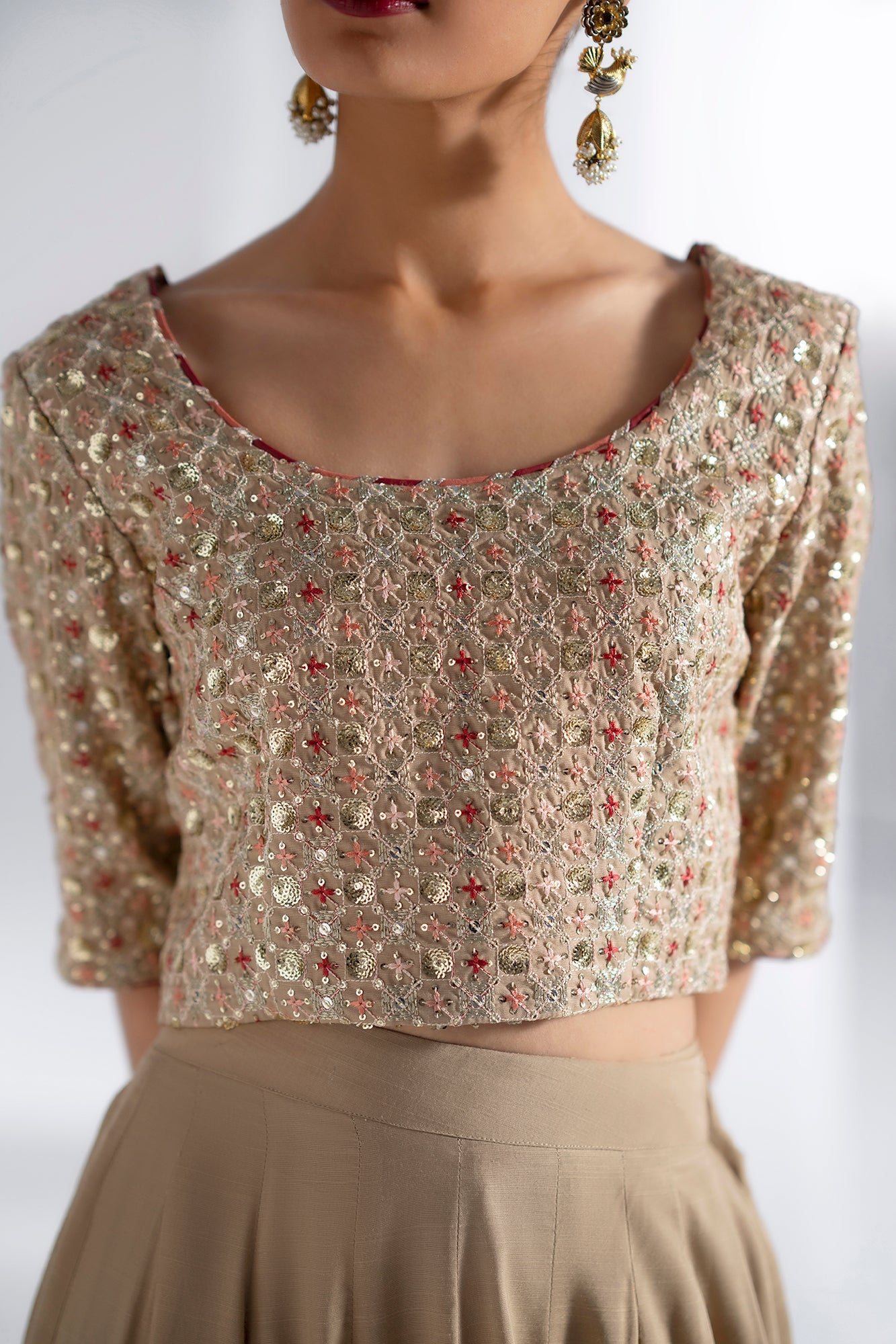 EMBROIDERED SUIT (E0965/104/112)