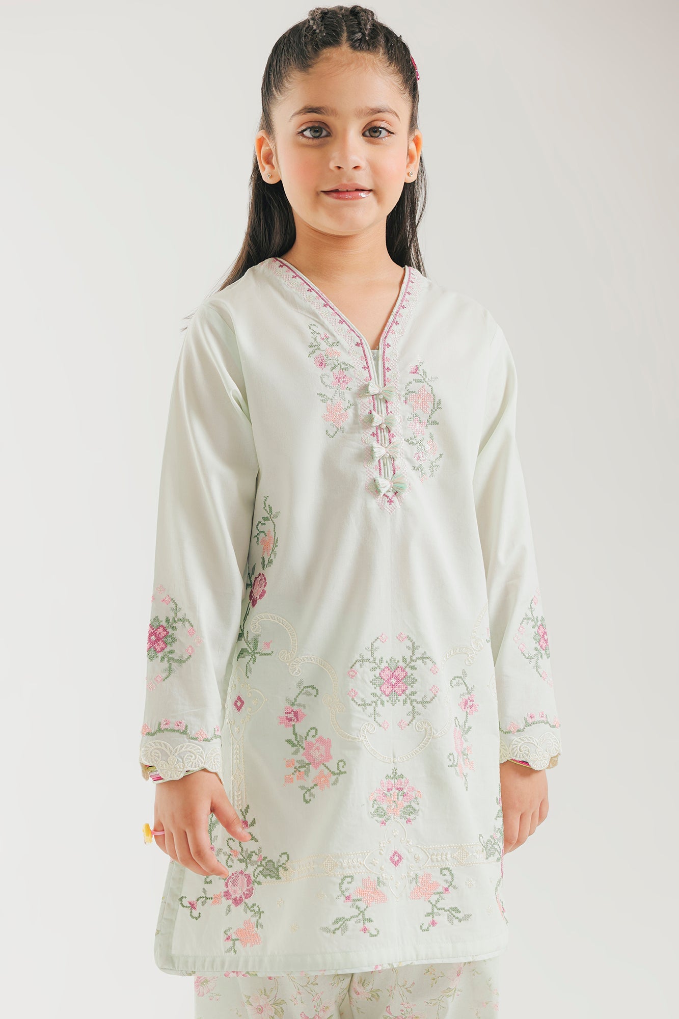 EMBROIDERED SUIT (E0971/404/722 E0971/304/722)